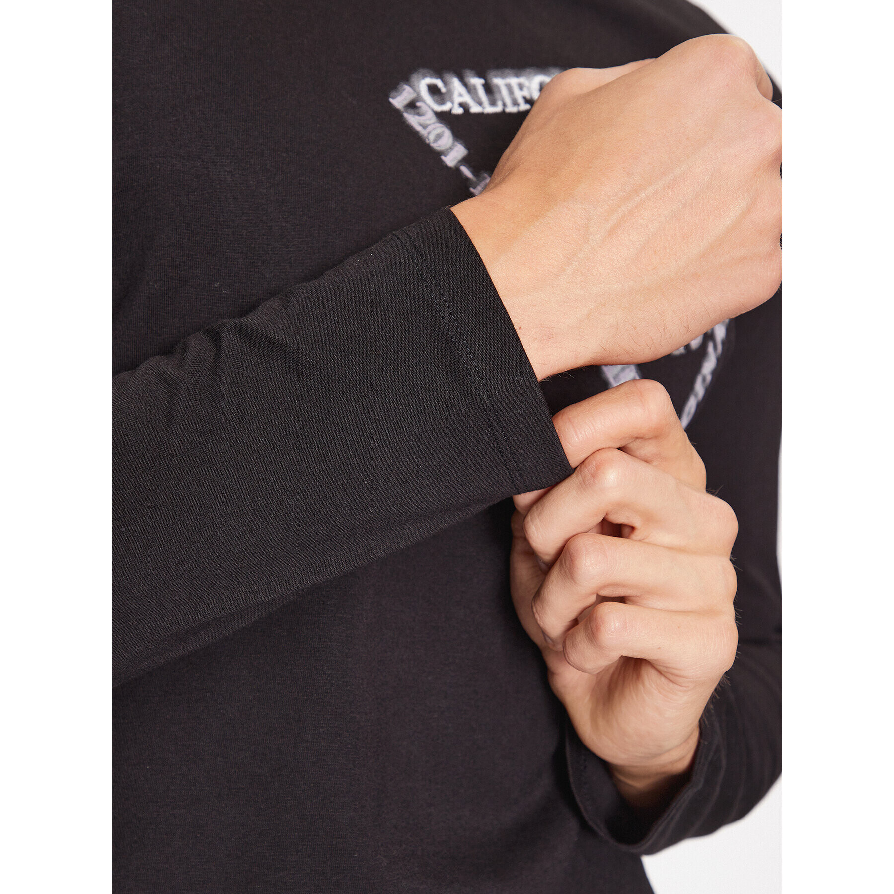 Guess Тениска с дълъг ръкав M3BI14 I3Z14 Черен Regular Fit - Pepit.bg