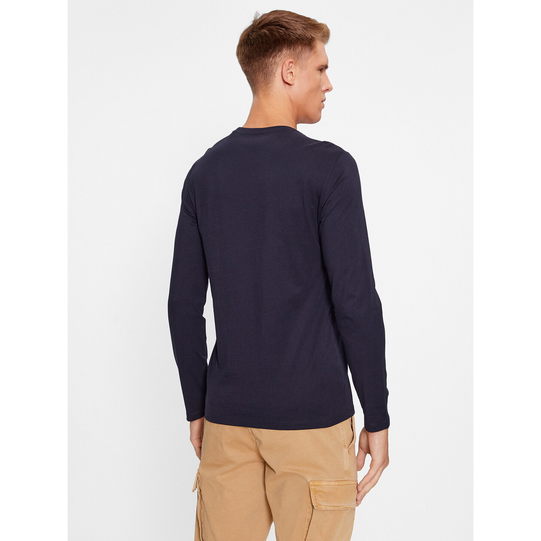 Guess Тениска с дълъг ръкав M3BI14 I3Z14 Син Slim Fit - Pepit.bg