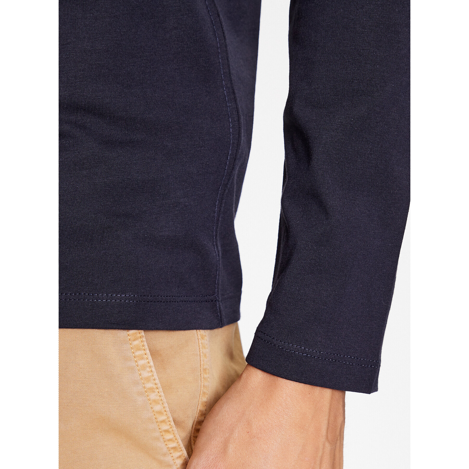 Guess Тениска с дълъг ръкав M3BI14 I3Z14 Син Slim Fit - Pepit.bg