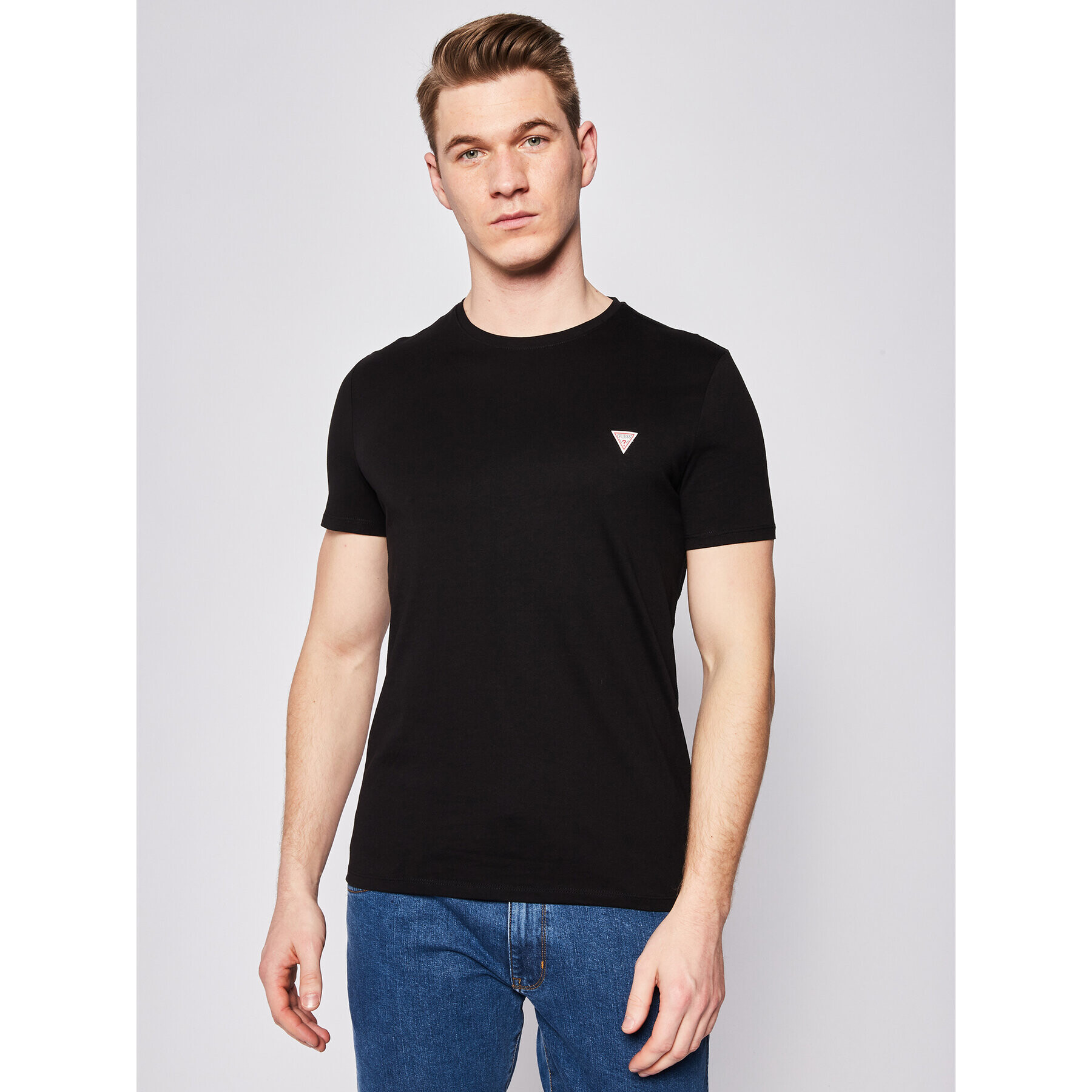 Guess Тишърт 100 Core Tee M0GI36 I3Z00 Черен Slim Fit - Pepit.bg