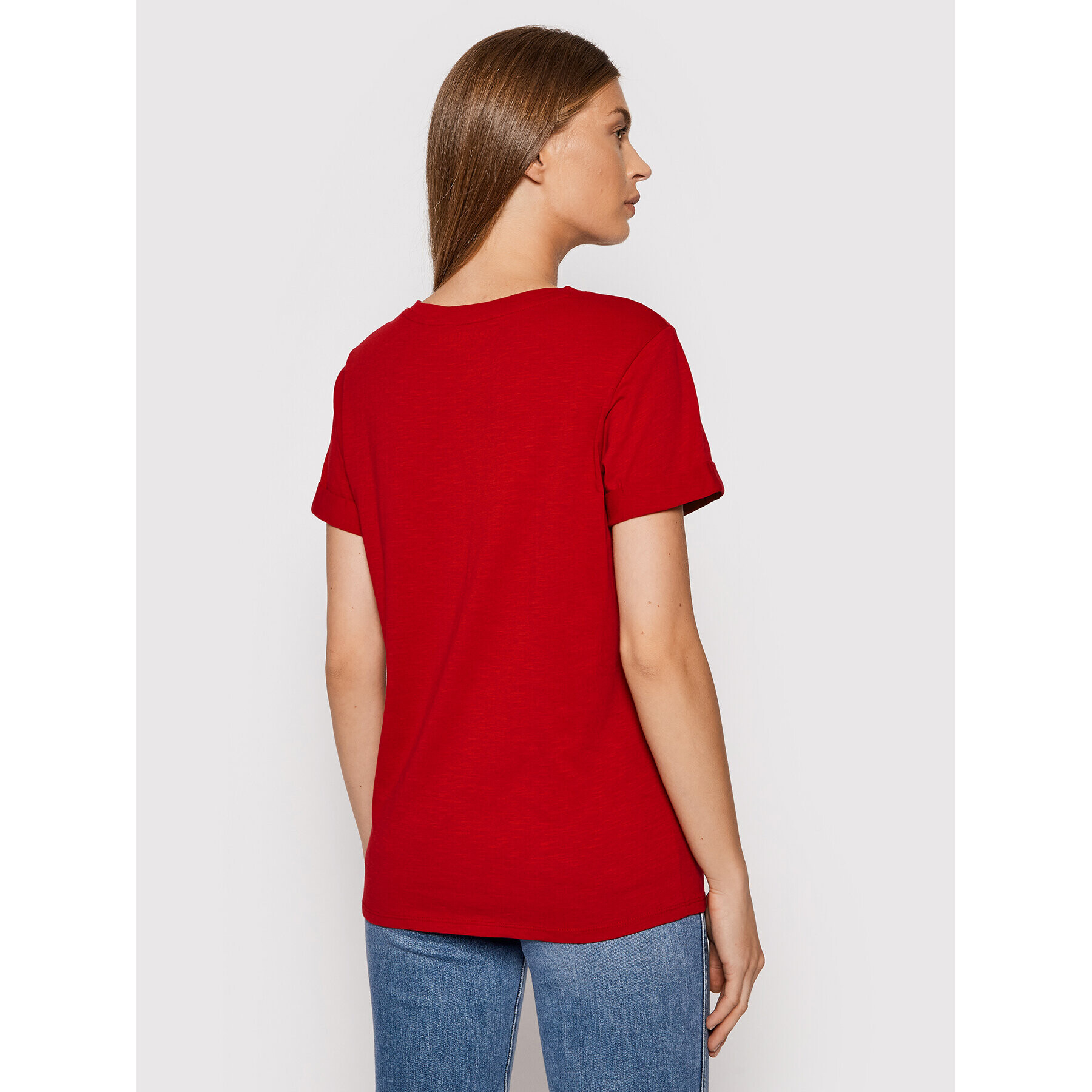 Guess Тишърт 1981 W0GI69 R8G01 Червен Regular Fit - Pepit.bg