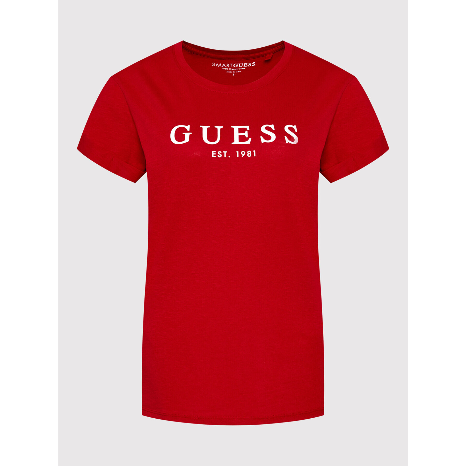 Guess Тишърт 1981 W0GI69 R8G01 Червен Regular Fit - Pepit.bg