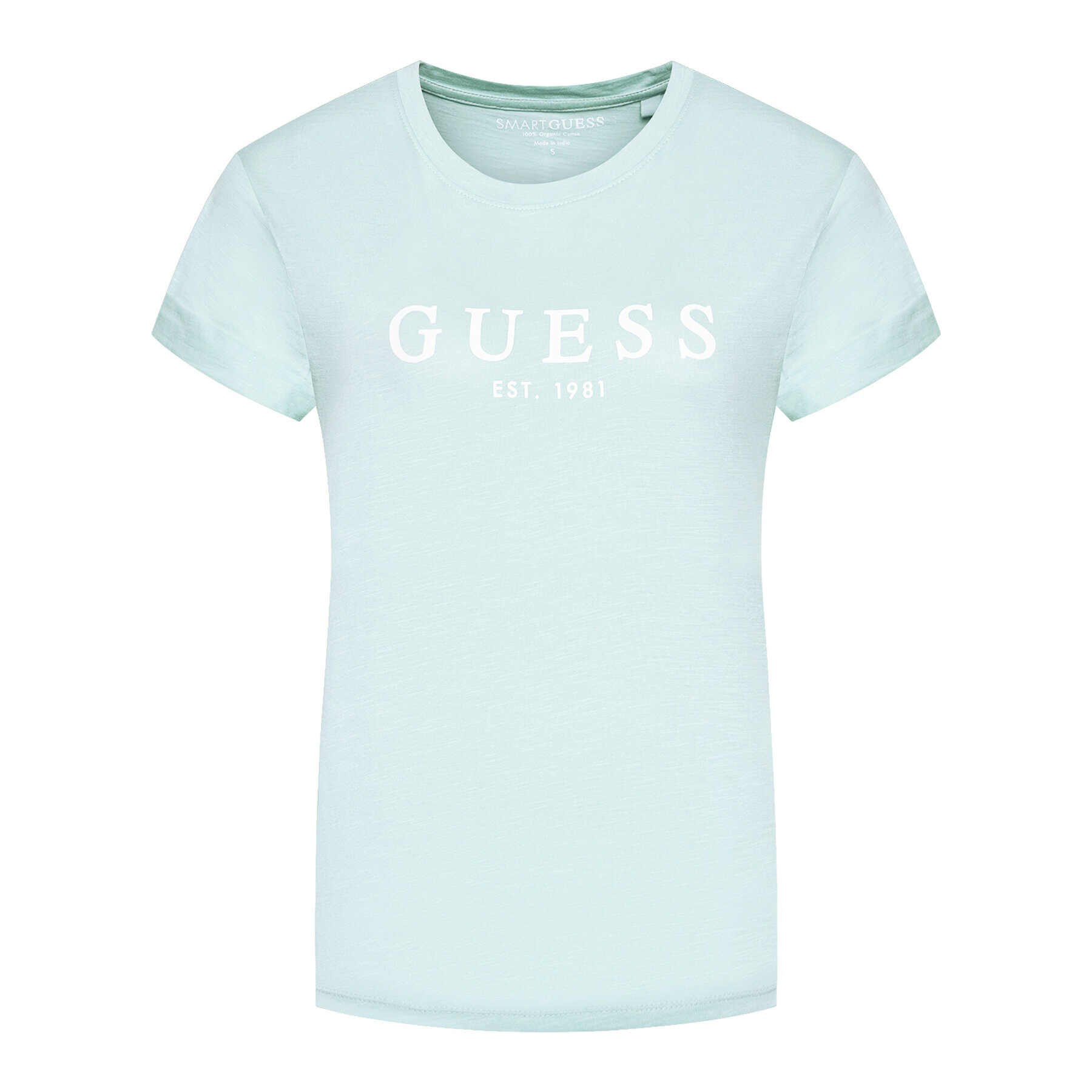 Guess Тишърт 1981 W0GI69 R8G01 Син Regular Fit - Pepit.bg