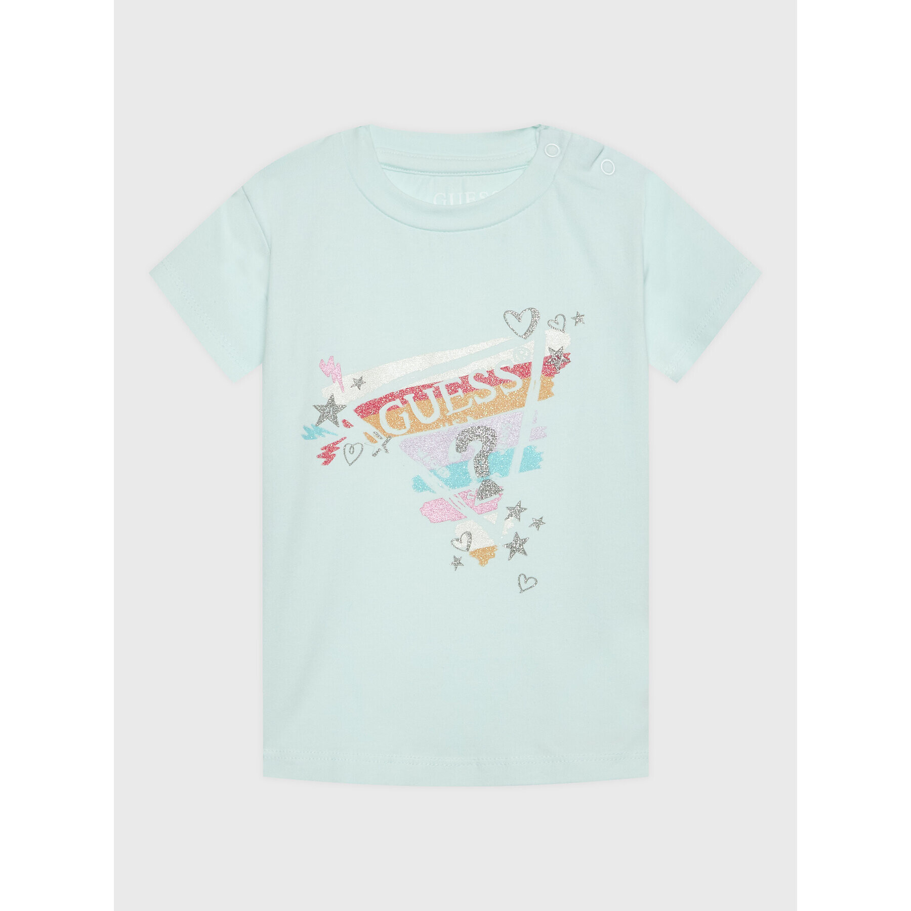 Guess Тишърт A3RI00 K6YW3 Син Regular Fit - Pepit.bg