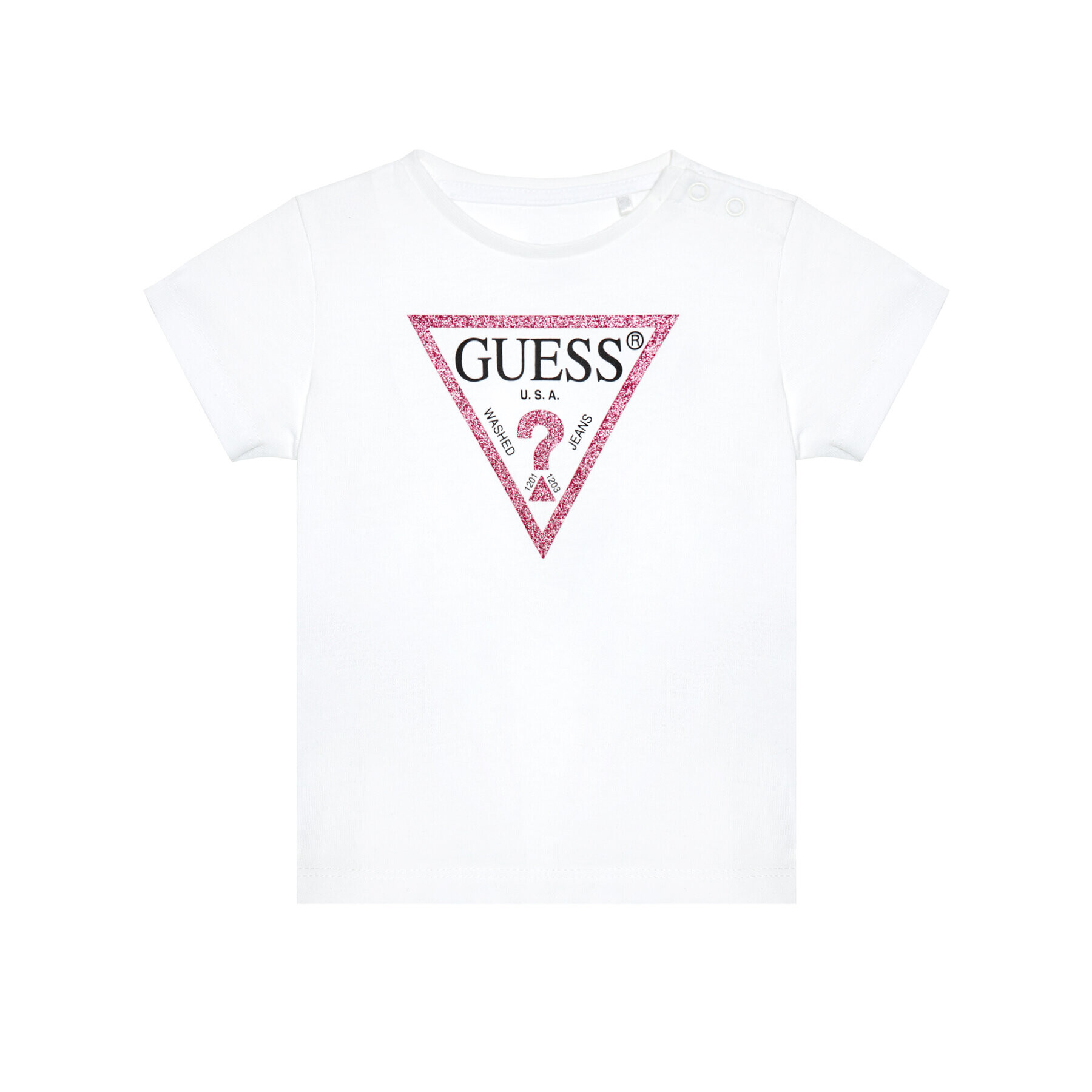 Guess Тишърт A91I16 K5M20 Бял Regular Fit - Pepit.bg