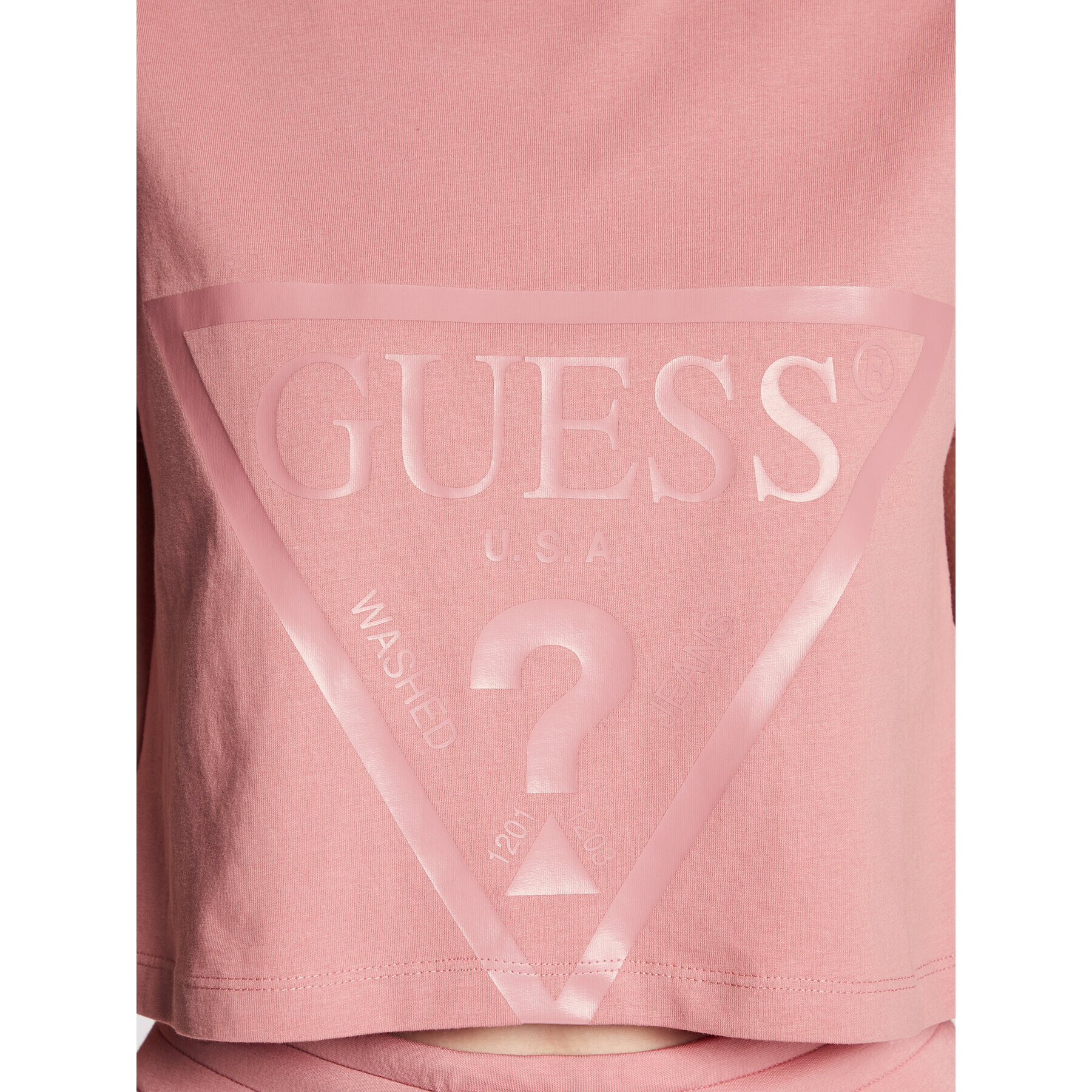 Guess Тишърт Adele V2YI06 K8HM0 Розов Regular Fit - Pepit.bg