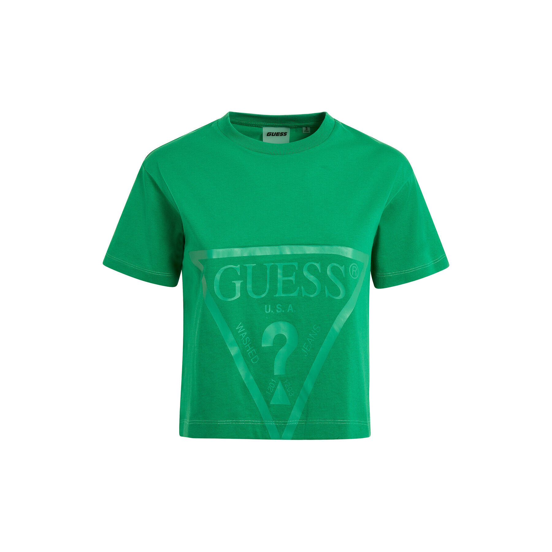 Guess Тишърт Adele V2YI06 K8HM0 Зелен Regular Fit - Pepit.bg