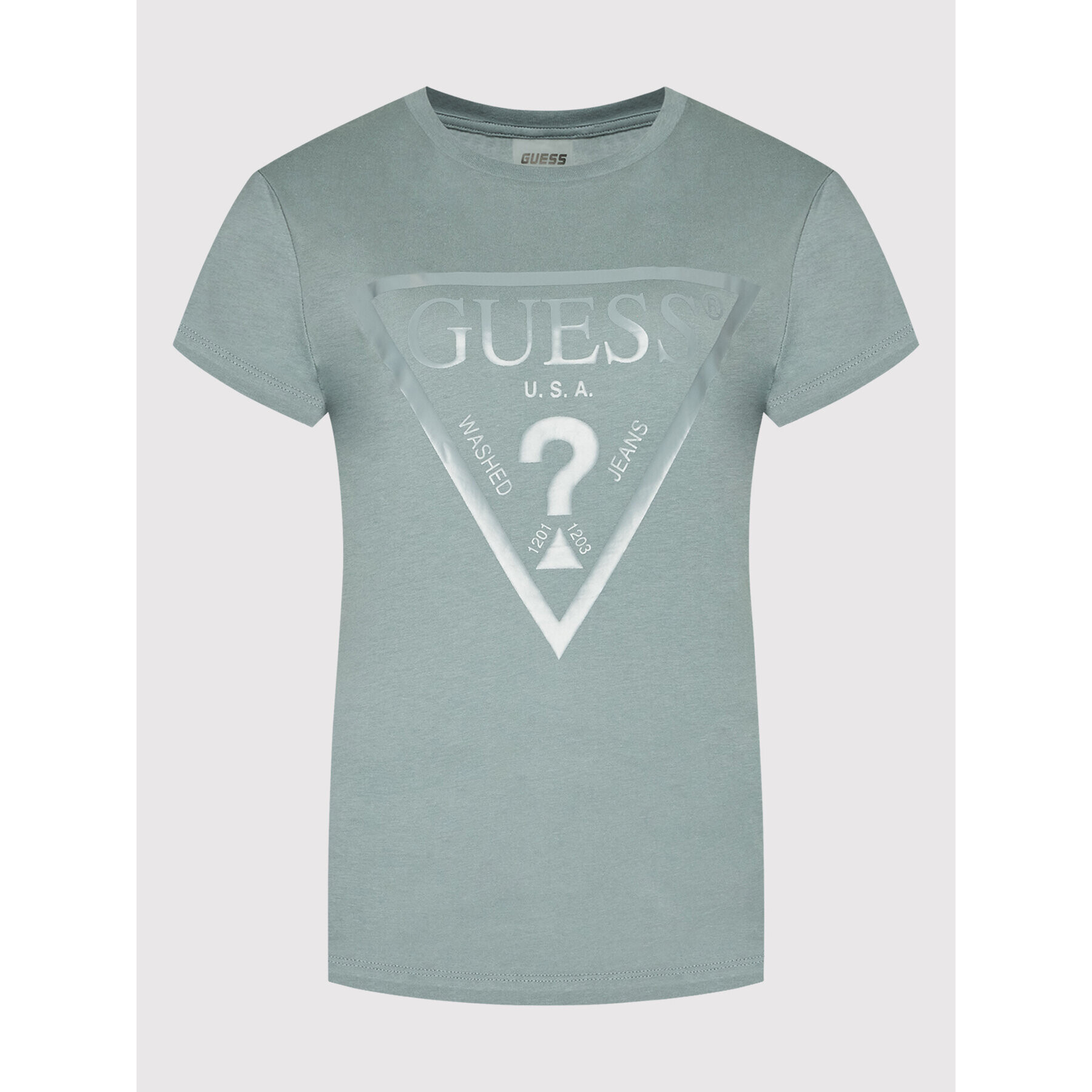 Guess Тишърт Adele V2YI07 K8HM0 Зелен Regular Fit - Pepit.bg