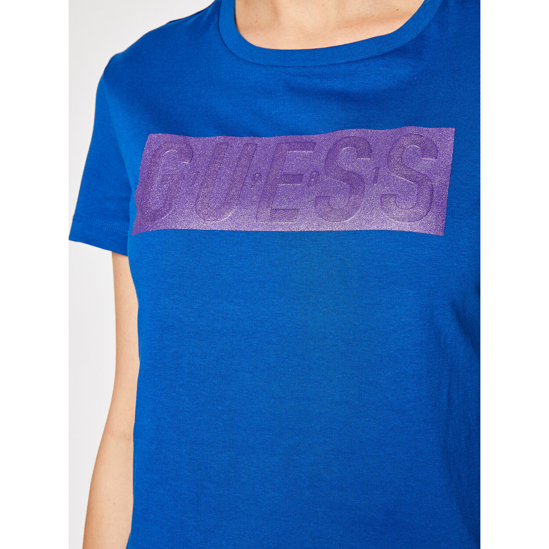 Guess Тишърт Adria W1RI05 JA900 Син Regular Fit - Pepit.bg