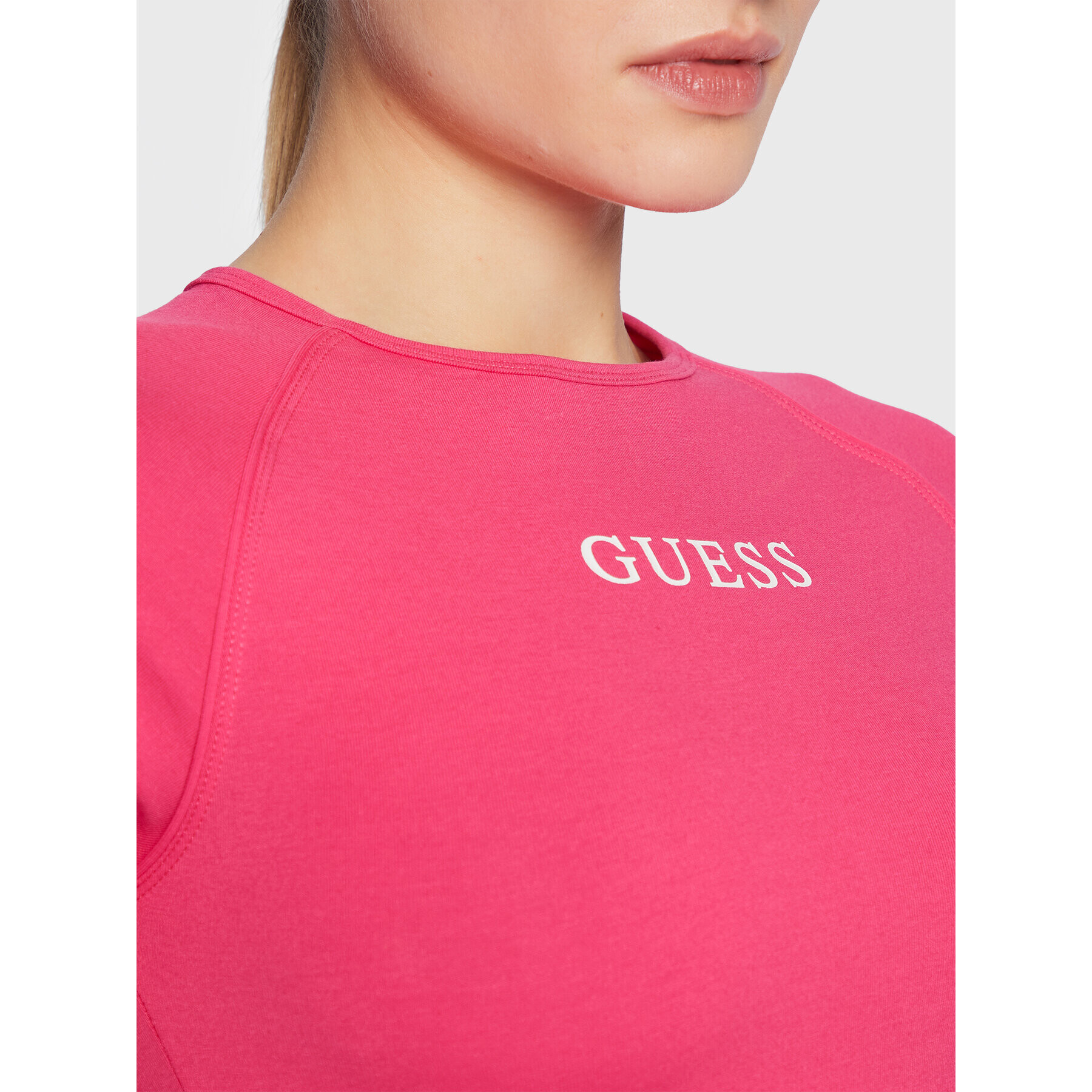 Guess Тишърт Aline V3RP16 KABR0 Розов Regular Fit - Pepit.bg