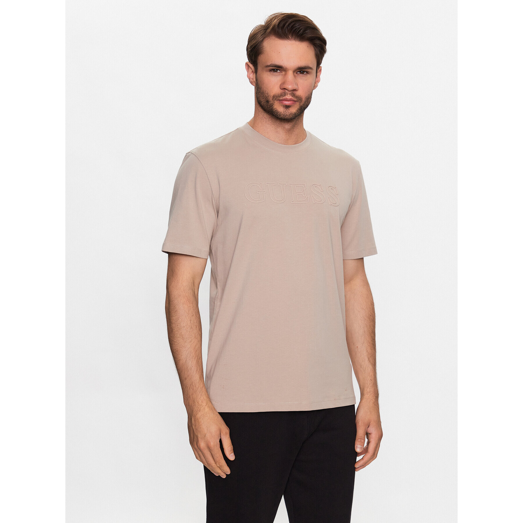 Guess Тишърт Alphy Z2YI11 J1314 Сив Regular Fit - Pepit.bg