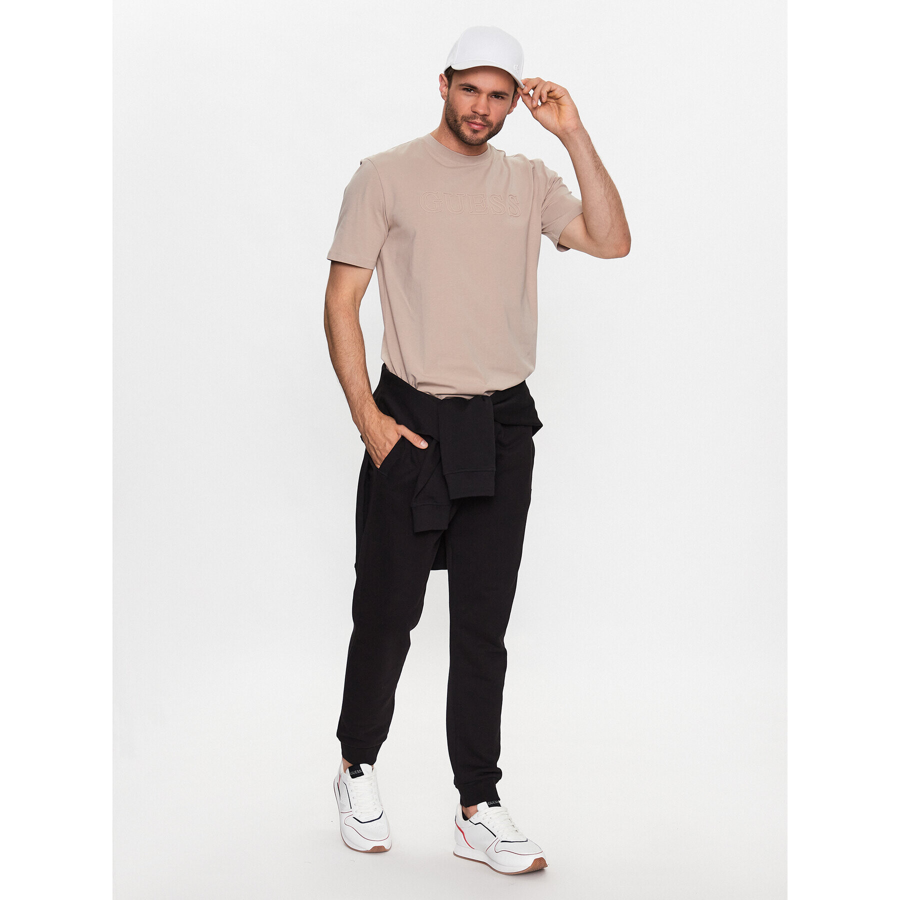 Guess Тишърт Alphy Z2YI11 J1314 Сив Regular Fit - Pepit.bg