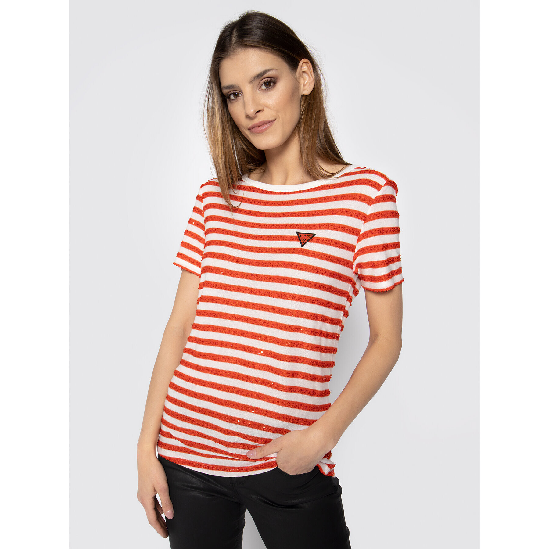 Guess Тишърт Amaia W0GP73 K9OZ0 Цветен Regular Fit - Pepit.bg