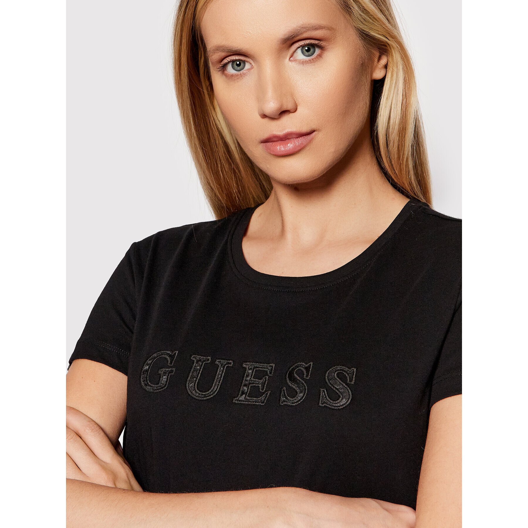 Guess Тишърт V2RI08 K8HM0 Черен Regular Fit - Pepit.bg