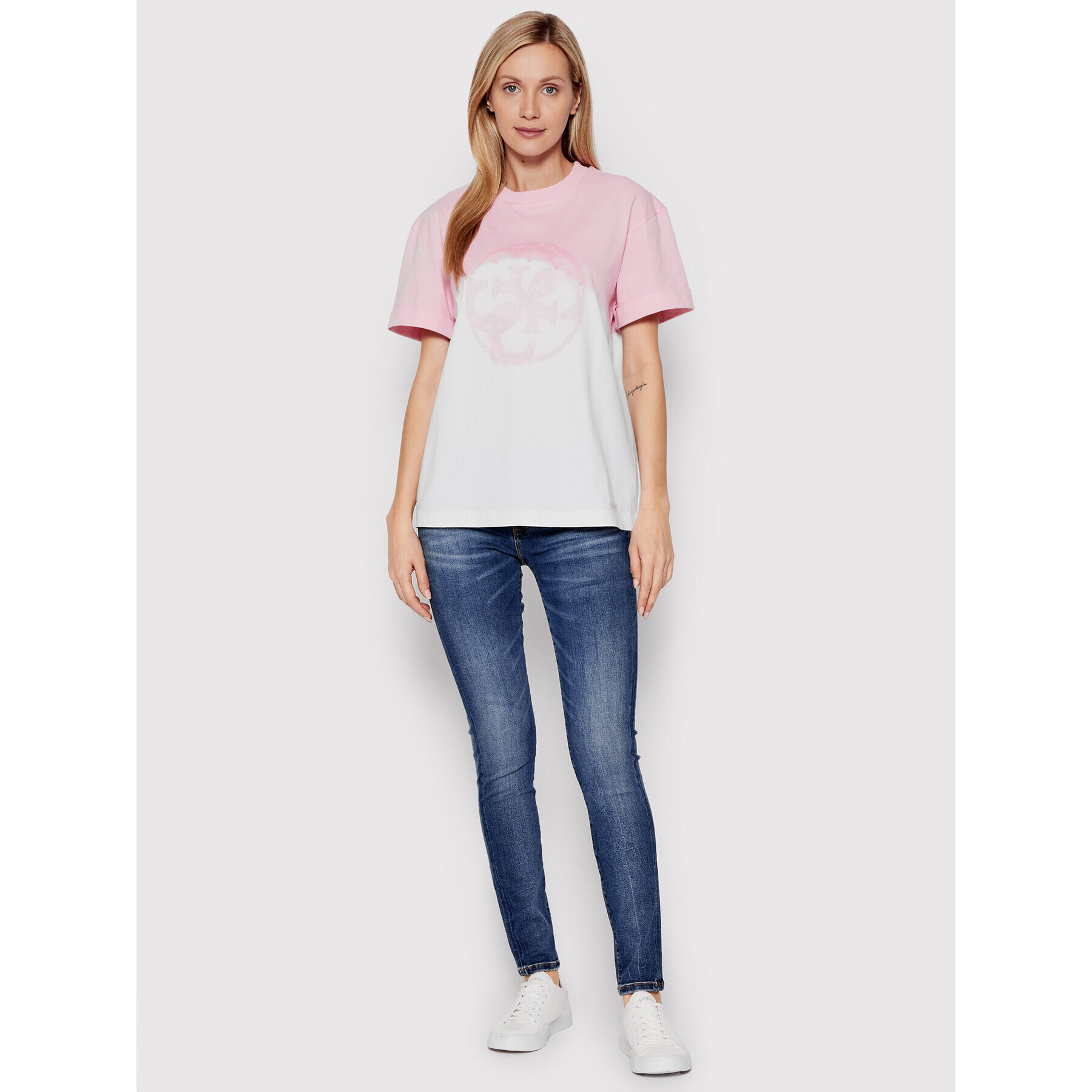 Guess Тишърт Anise V2YI01 I3Z00 Розов Regular Fit - Pepit.bg