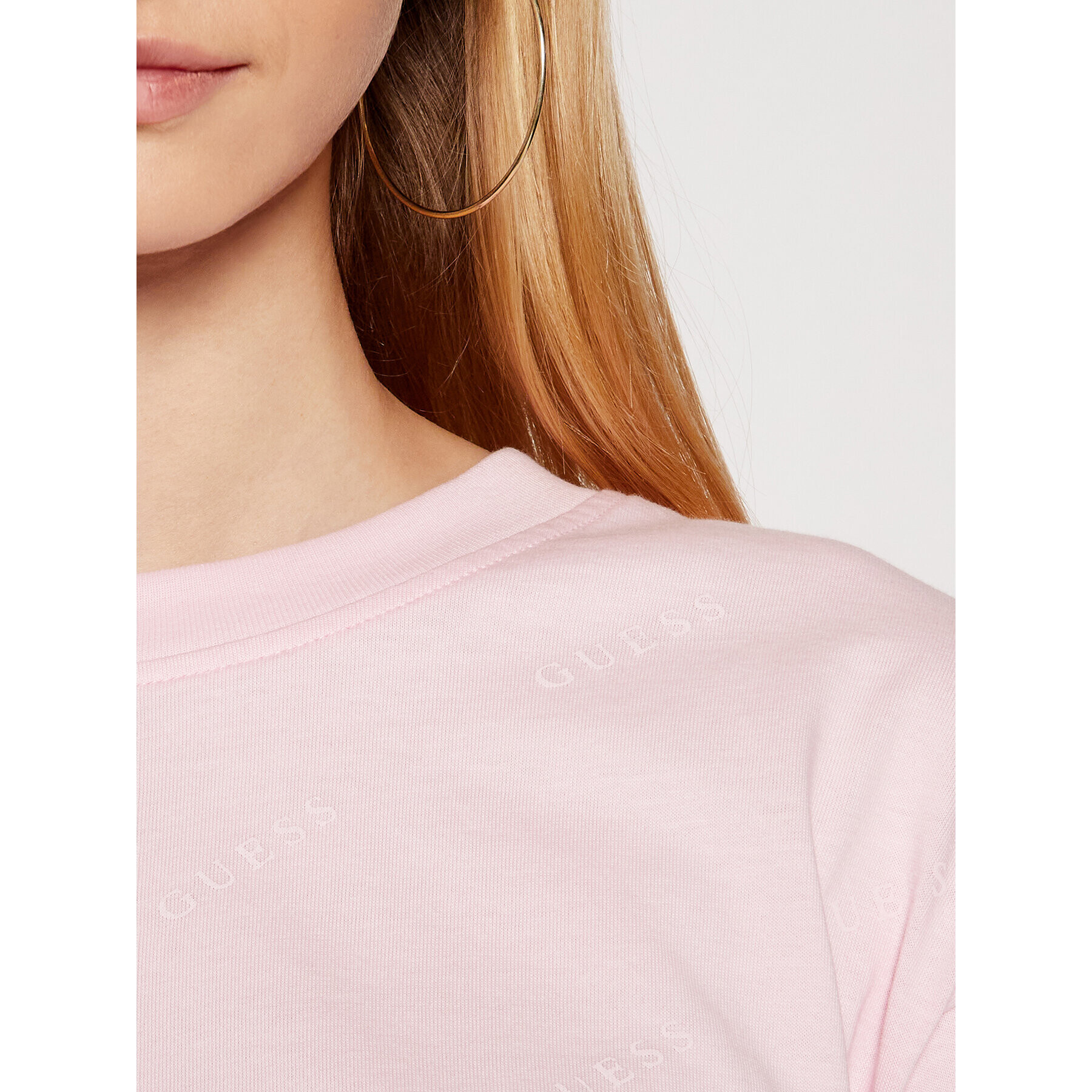 Guess Тишърт Astra O1GA10 I3Z11 Розов Regular Fit - Pepit.bg