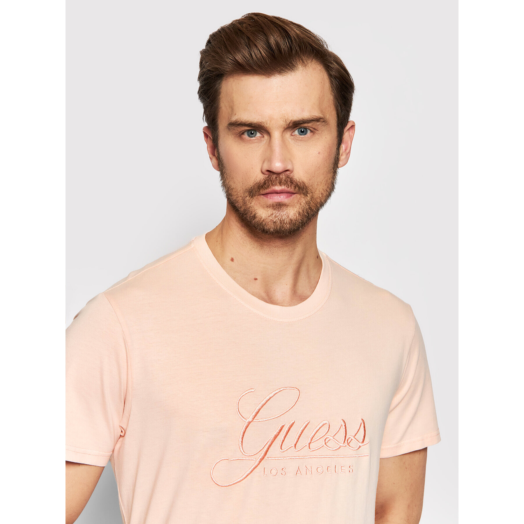 Guess Тишърт Barry M2GI60 I3Z00 Розов Regular Fit - Pepit.bg