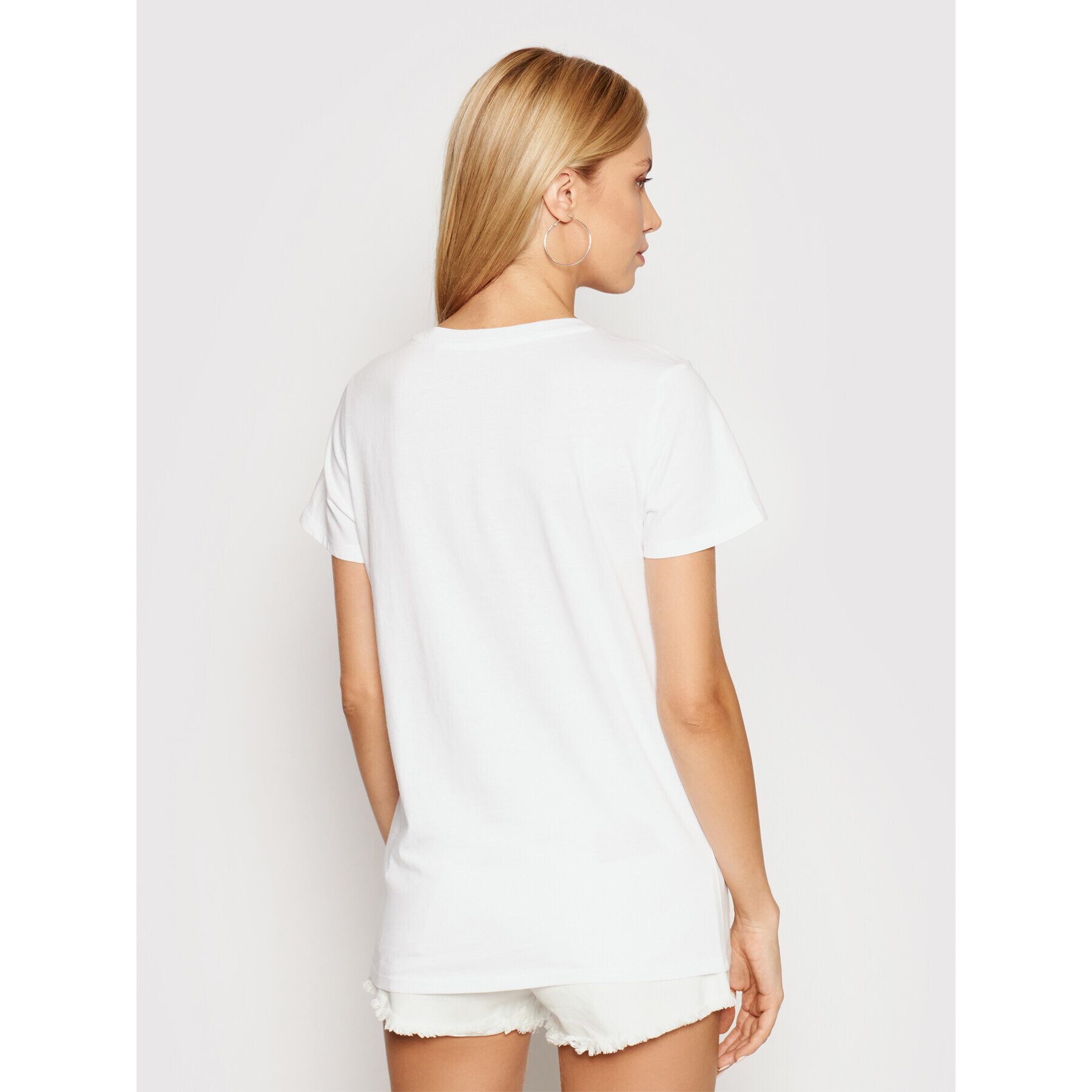 Guess Тишърт Beach Logo W1YI77 R1310 Бял Regular Fit - Pepit.bg