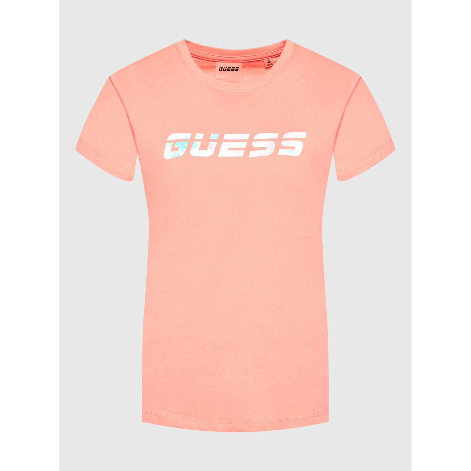 Guess Тишърт Bessie V2GI07 I3Z11 Розов Regular Fit - Pepit.bg