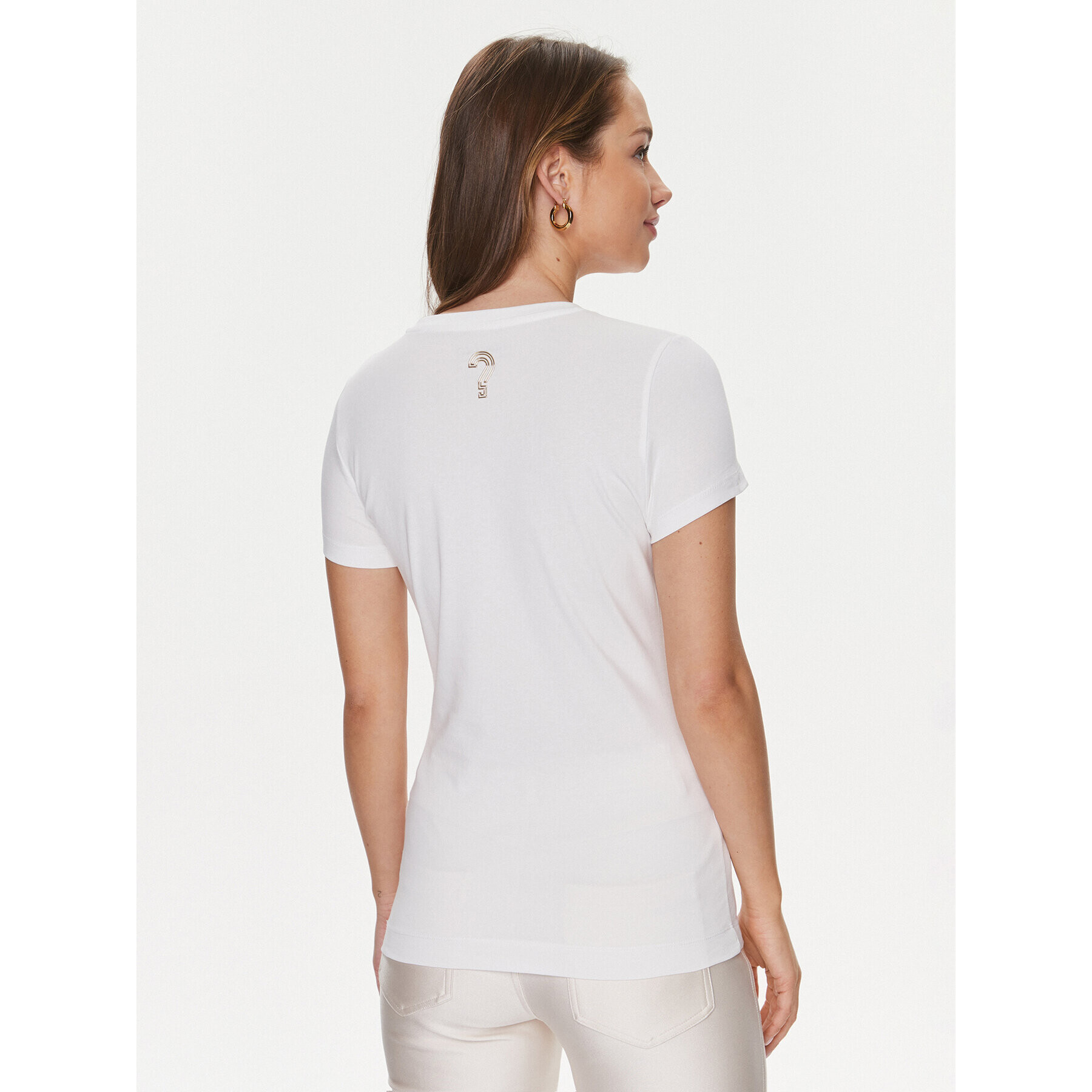 Guess Тишърт Bold W4RI29 J1314 Бял Slim Fit - Pepit.bg