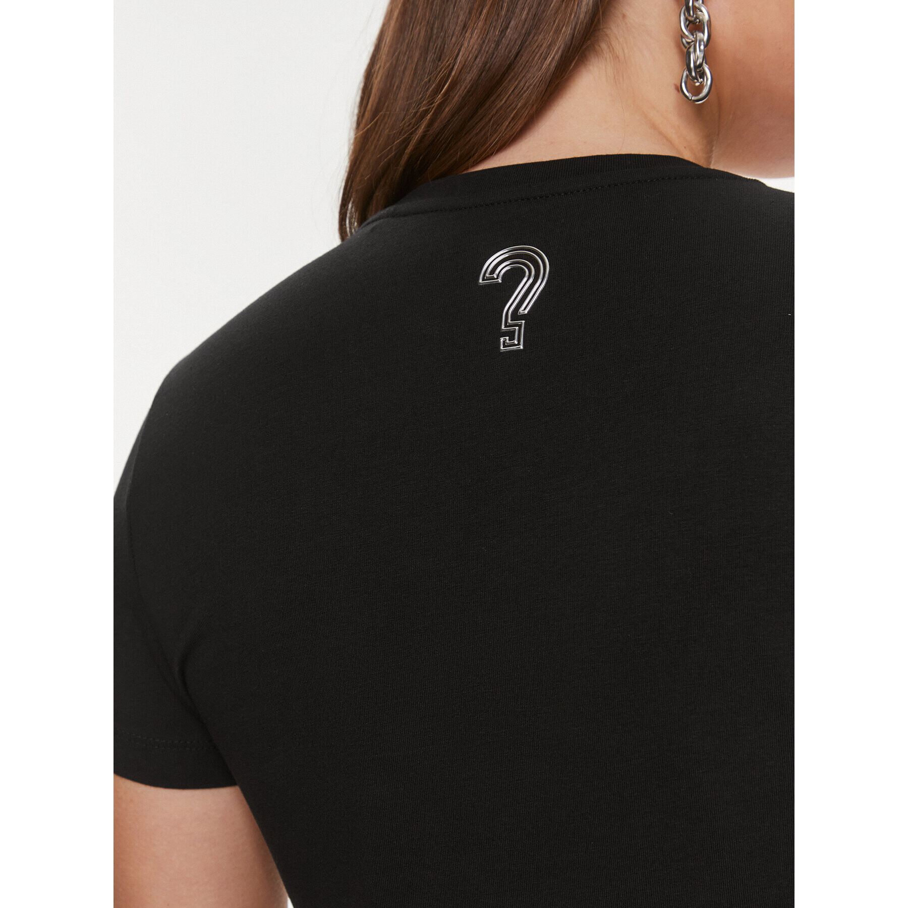 Guess Тишърт Bold W4RI29 J1314 Черен Slim Fit - Pepit.bg