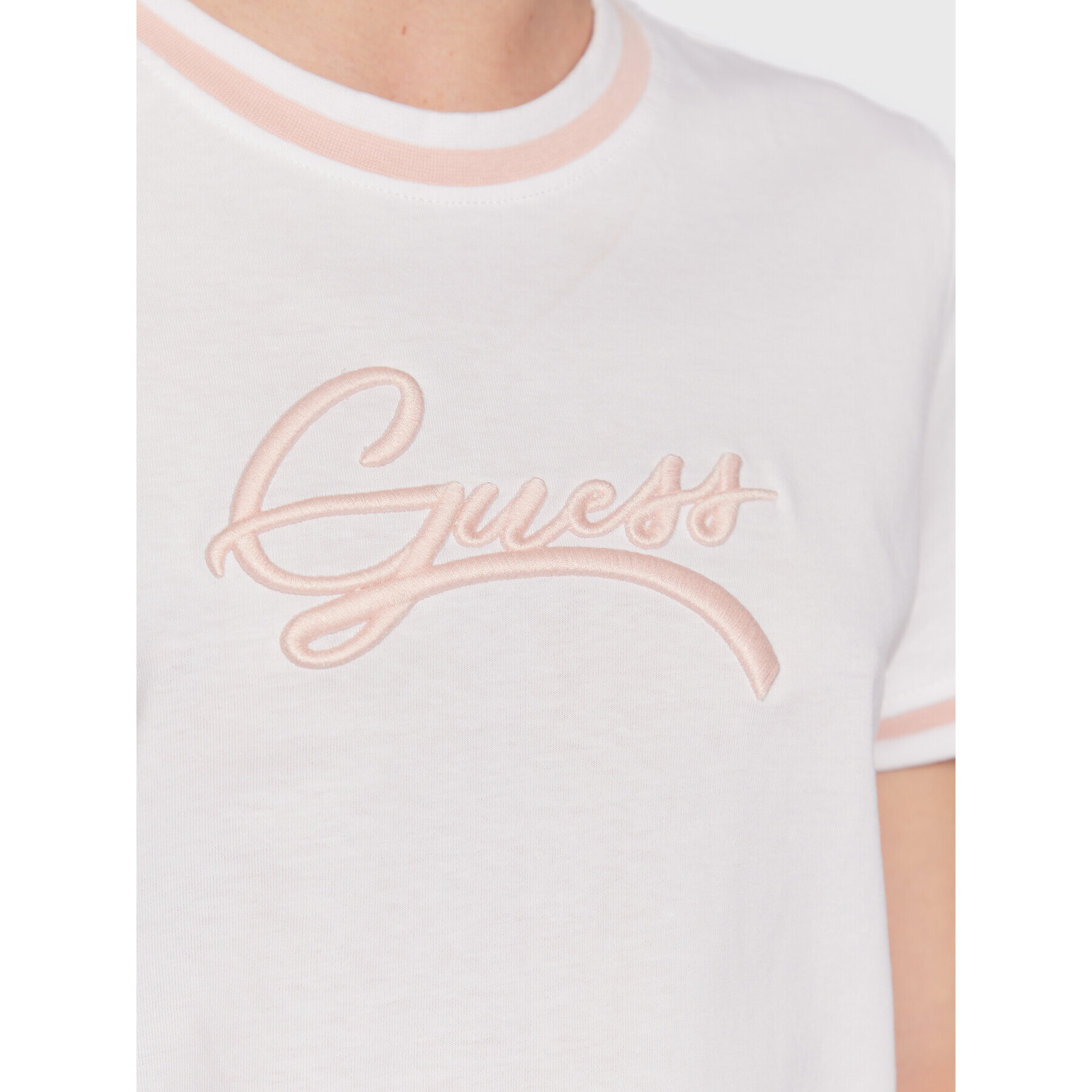 Guess Тишърт Camila W3RI31 I3Z11 Бял Regular Fit - Pepit.bg