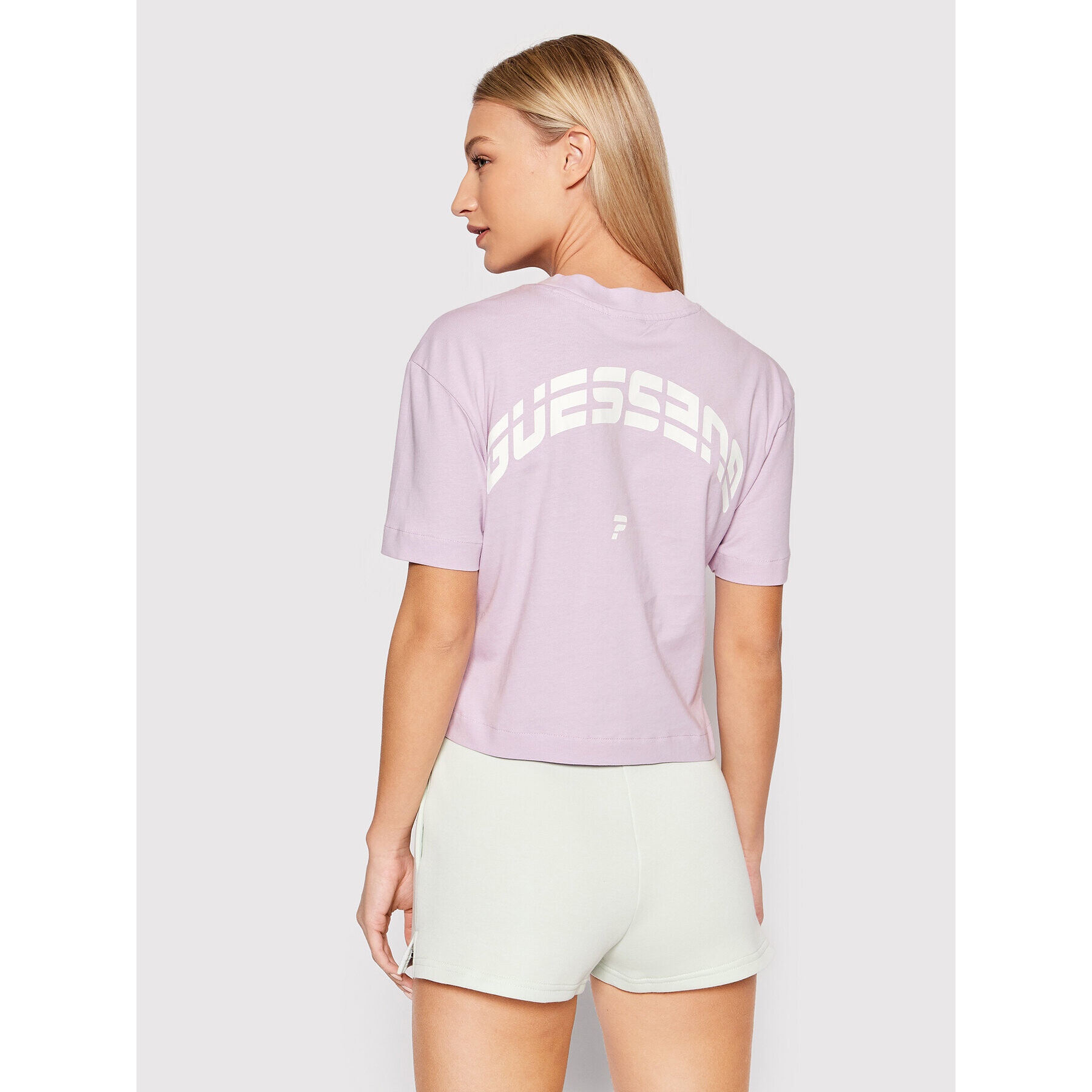Guess Тишърт Cammie V2GI09 K8HM0 Виолетов Regular Fit - Pepit.bg