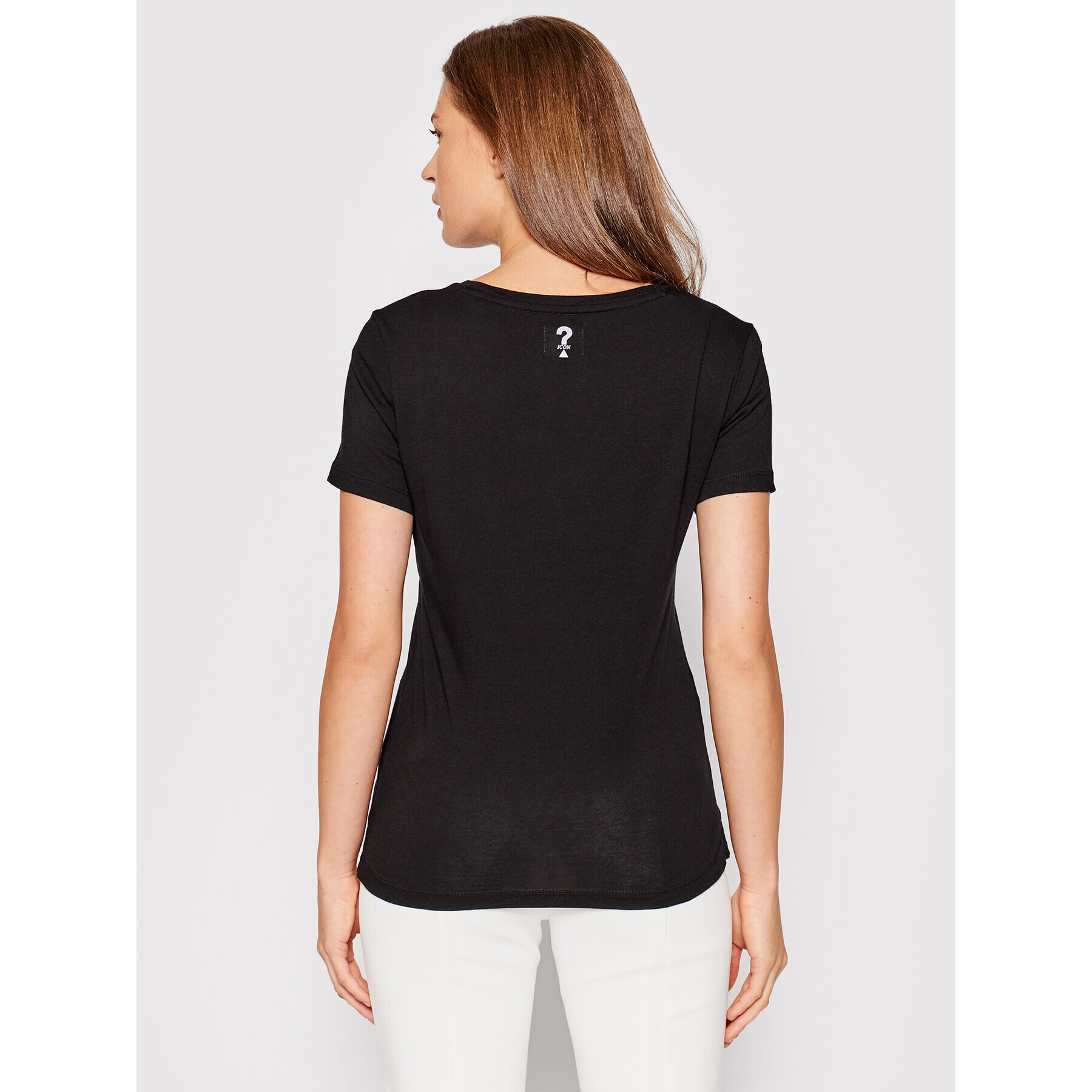 Guess Тишърт Cassandre W1YI0F K46D1 Черен Regular Fit - Pepit.bg