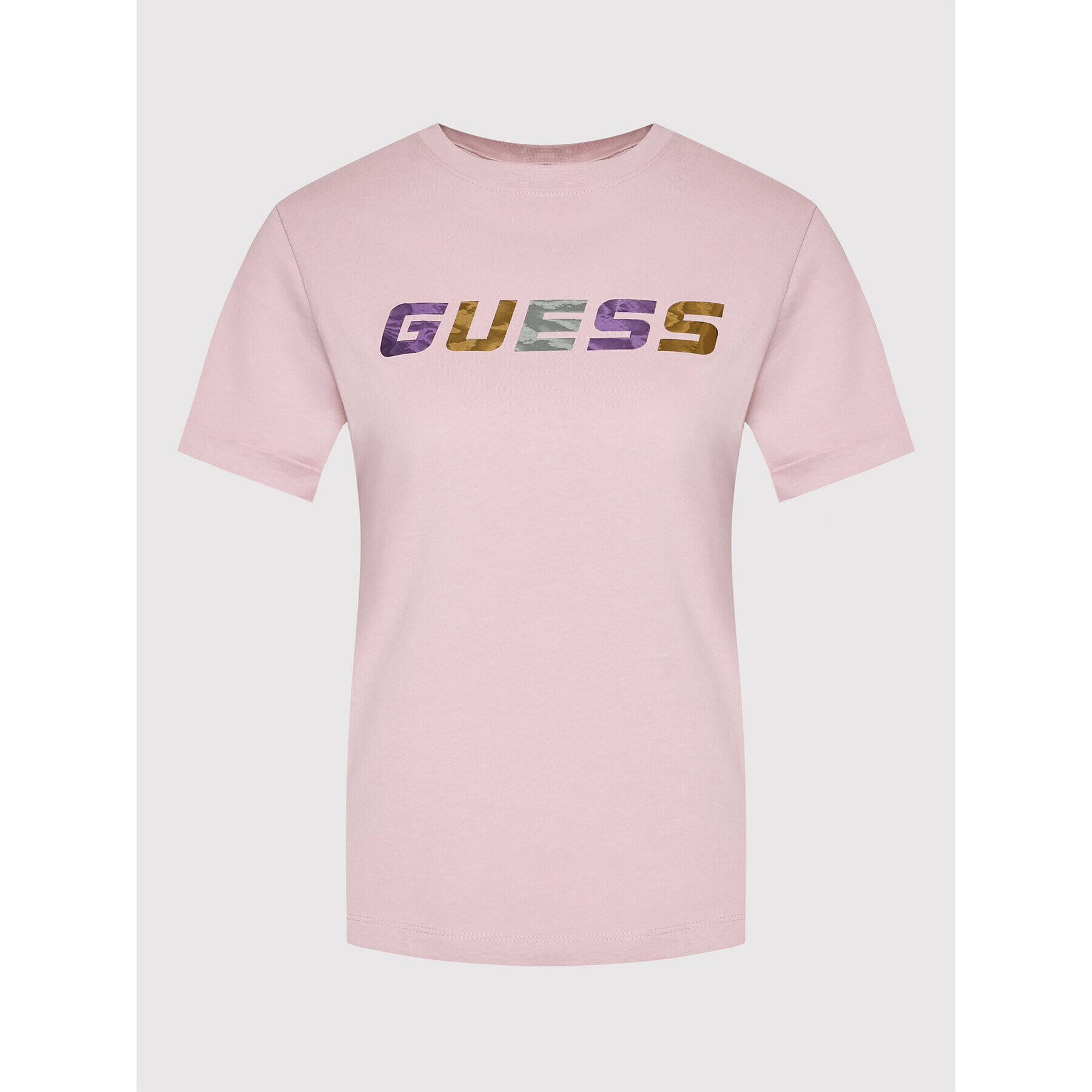 Guess Тишърт Chryssa V2YI04 I3Z11 Розов Regular Fit - Pepit.bg
