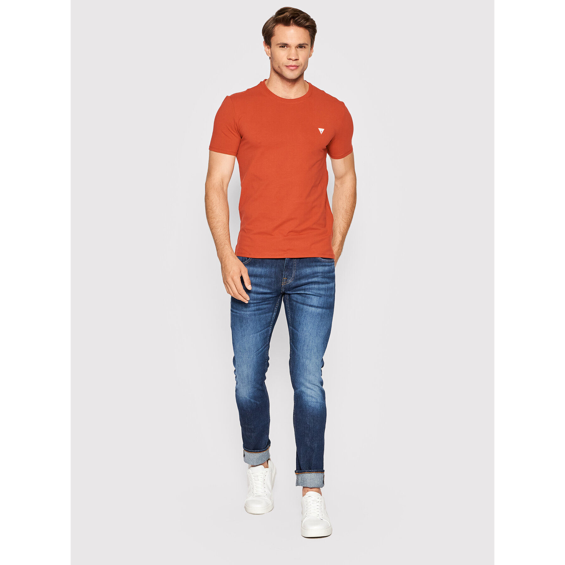 Guess Тишърт Core M2YI24 J1311 Червен Super Slim Fit - Pepit.bg