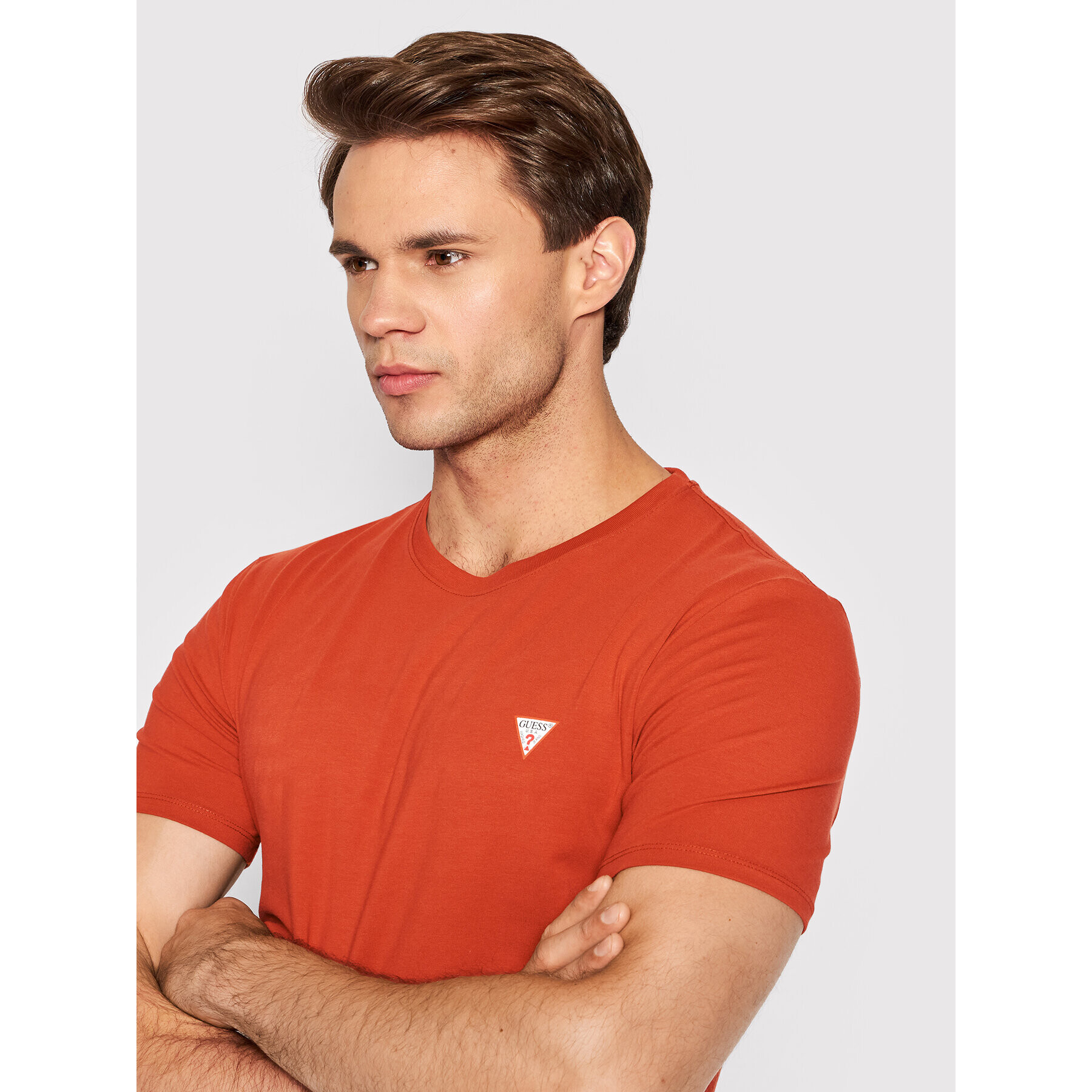 Guess Тишърт Core M2YI24 J1311 Червен Super Slim Fit - Pepit.bg