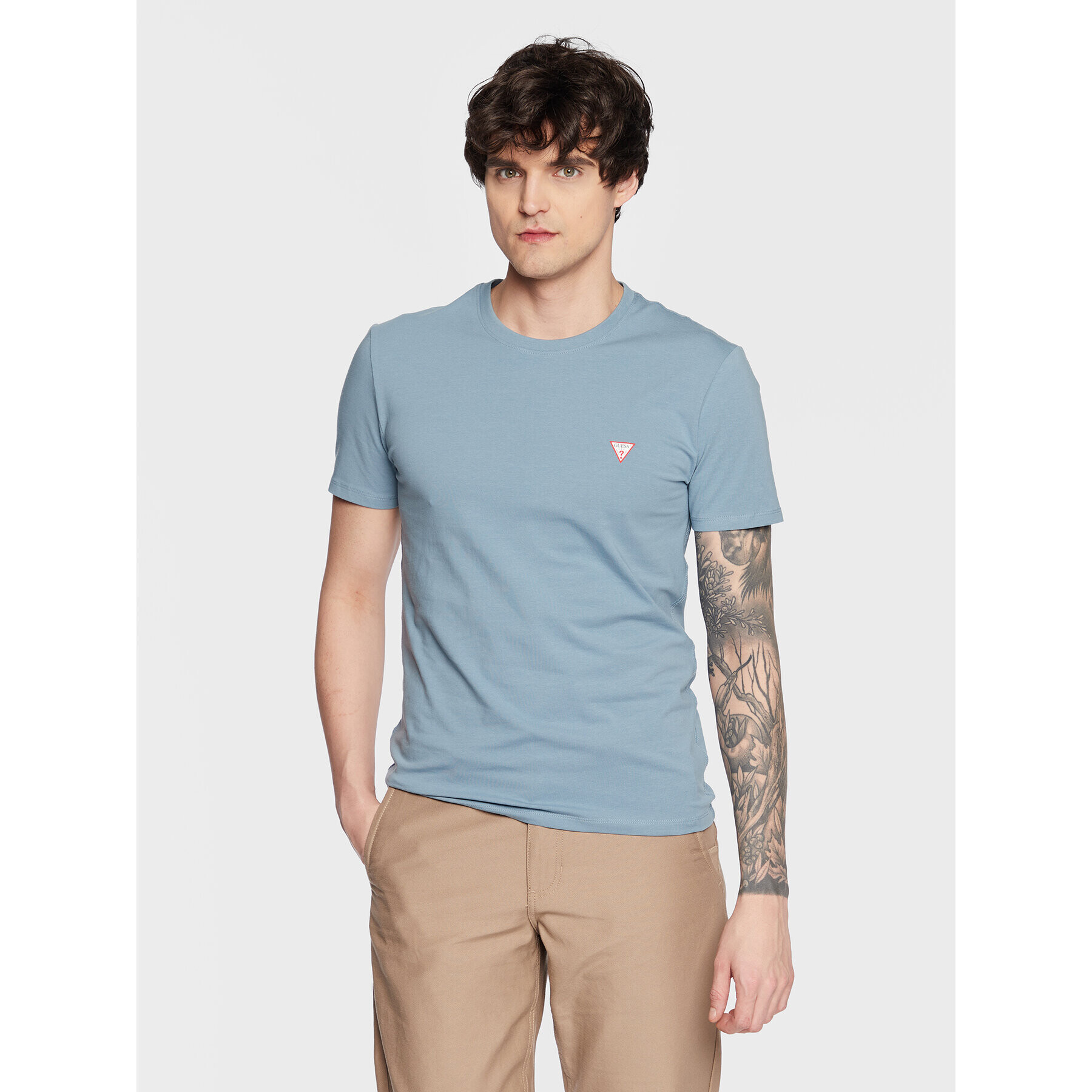 Guess Тишърт Core M2YI24 J1311 Син Slim Fit - Pepit.bg