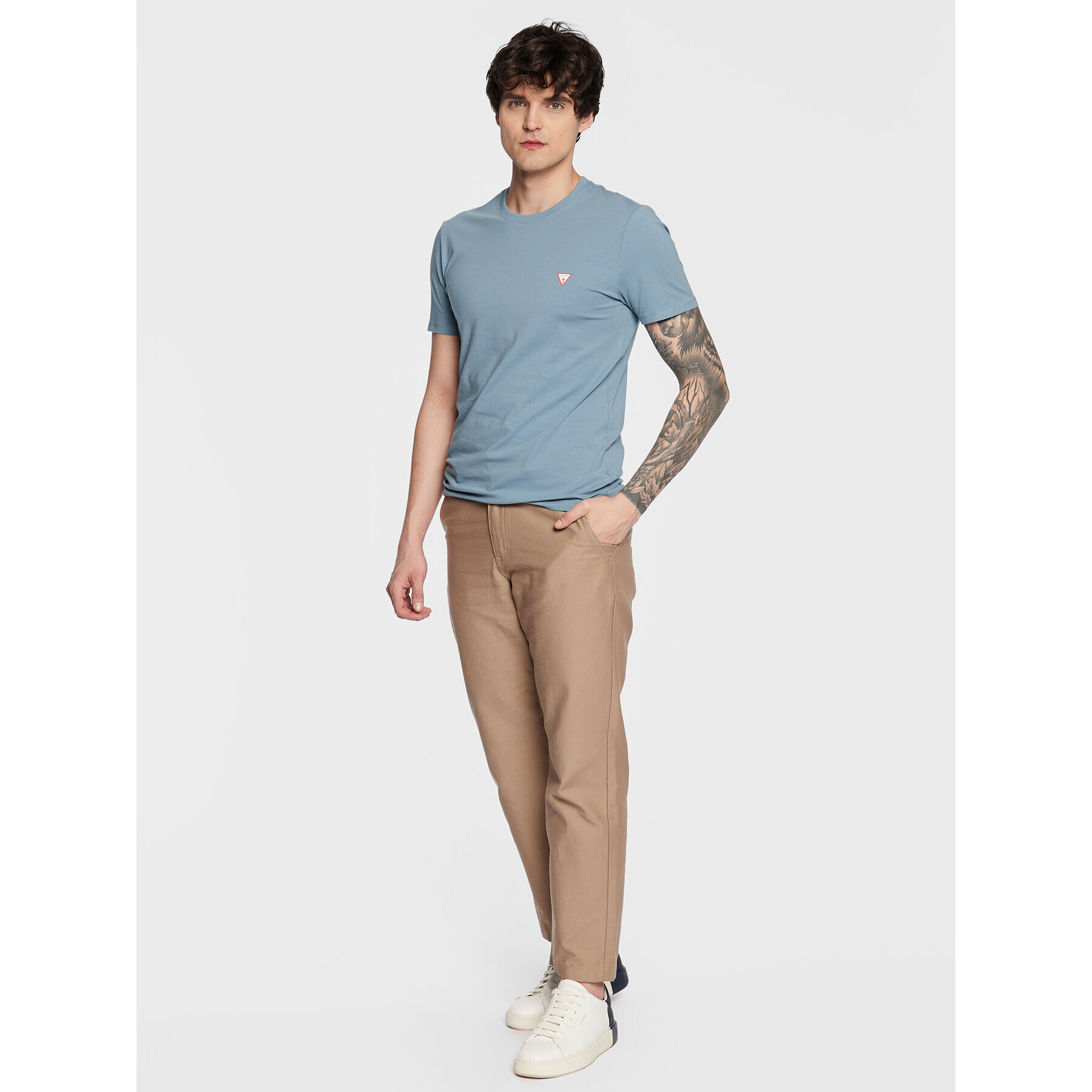 Guess Тишърт Core M2YI24 J1311 Син Slim Fit - Pepit.bg