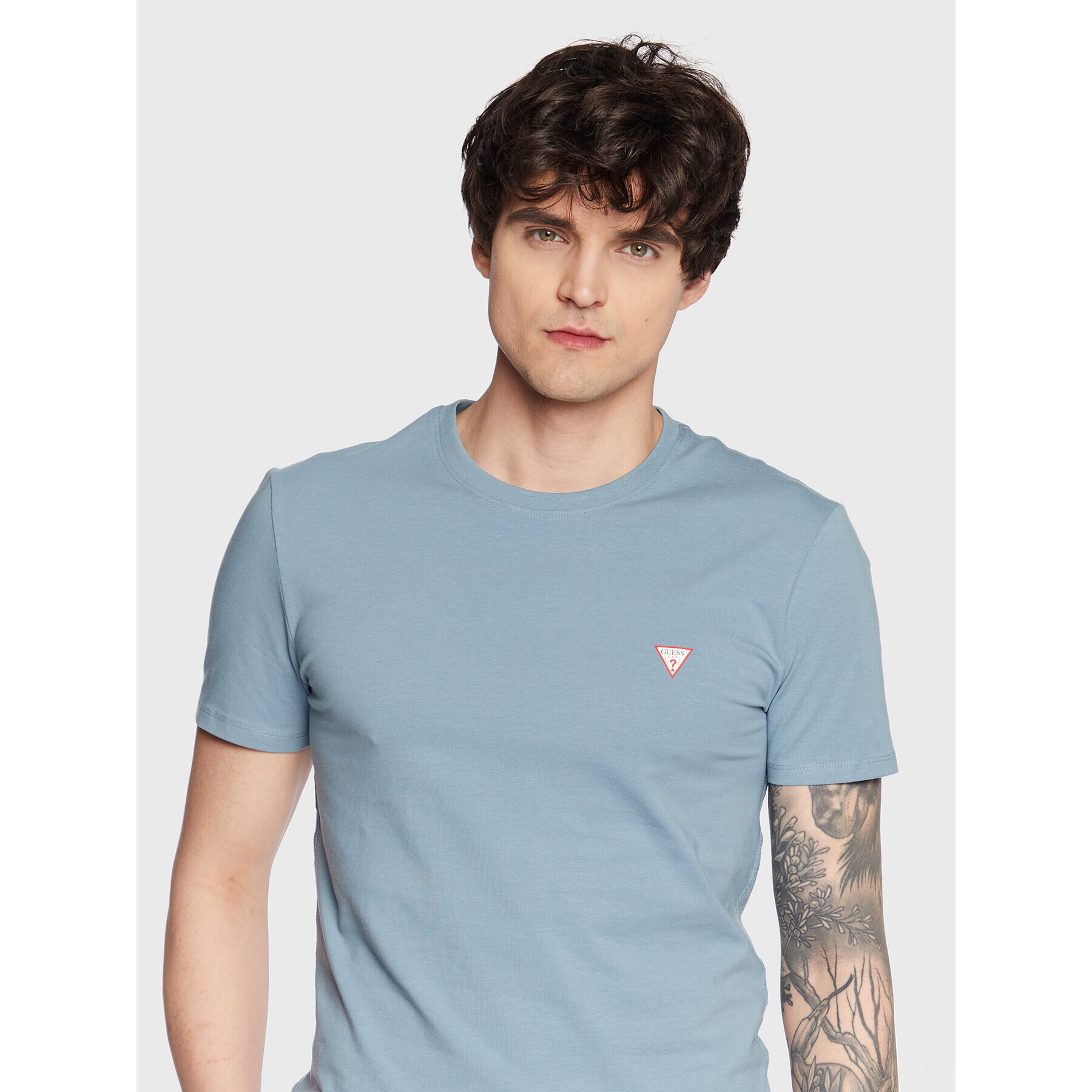 Guess Тишърт Core M2YI24 J1311 Син Slim Fit - Pepit.bg