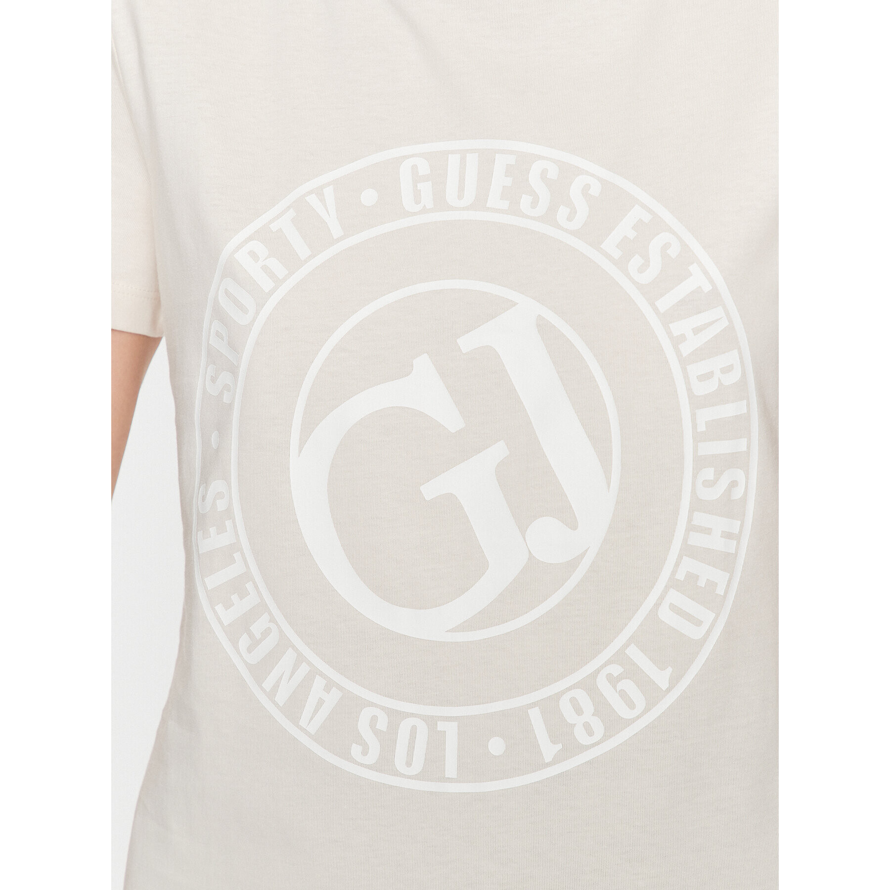 Guess Тишърт Debora V3YI07 I3Z14 Бежов Regular Fit - Pepit.bg