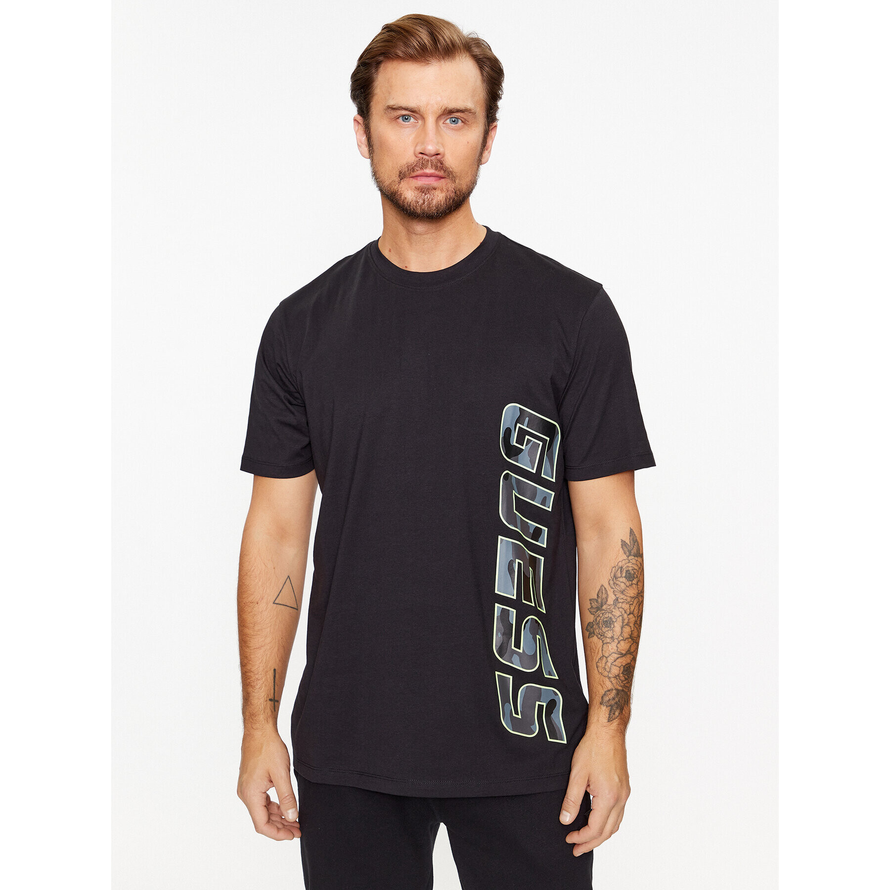 Guess Тишърт Derych Z3BI11 I3Z14 Черен Regular Fit - Pepit.bg