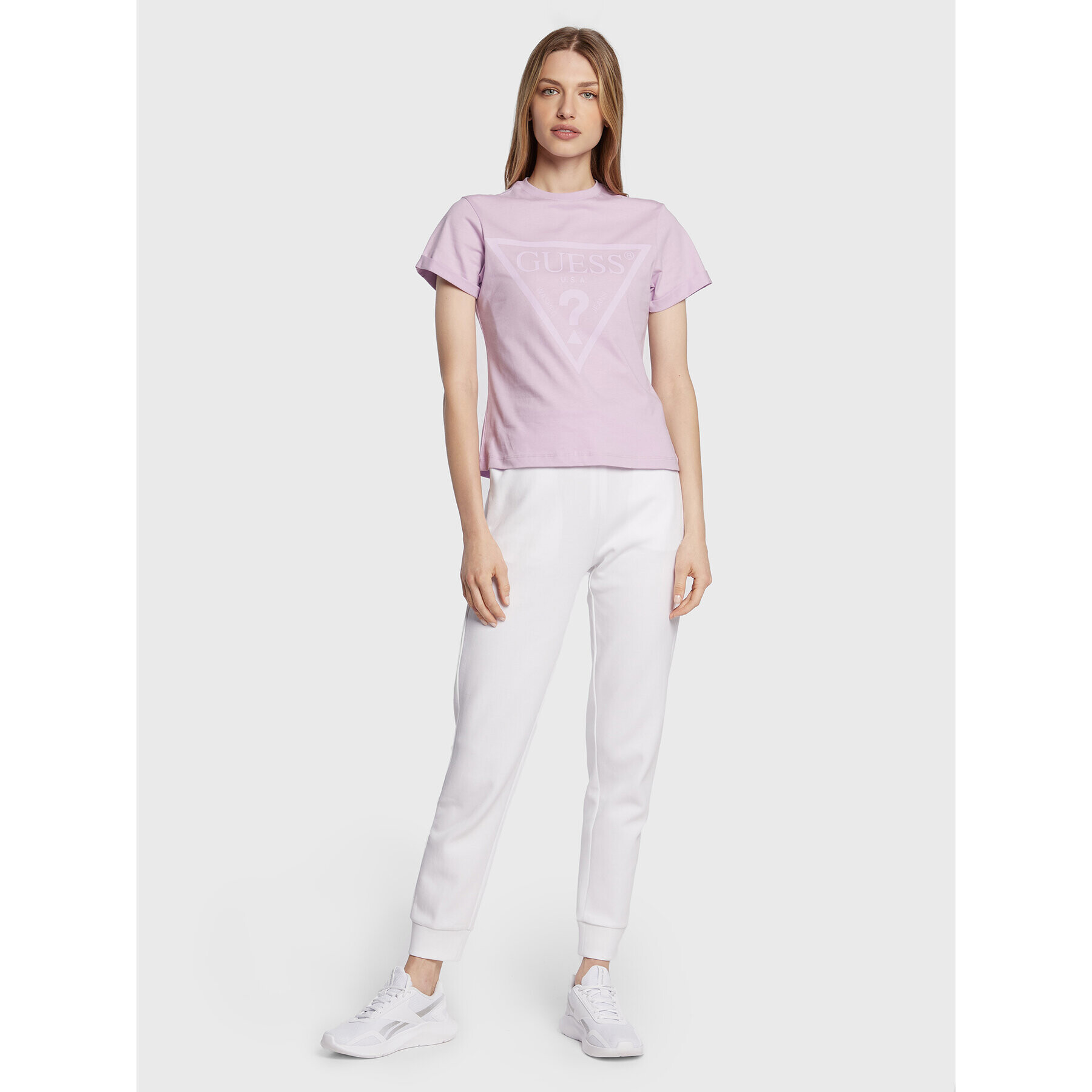 Guess Тишърт Dianna V2BI06 I3Z14 Виолетов Regular Fit - Pepit.bg