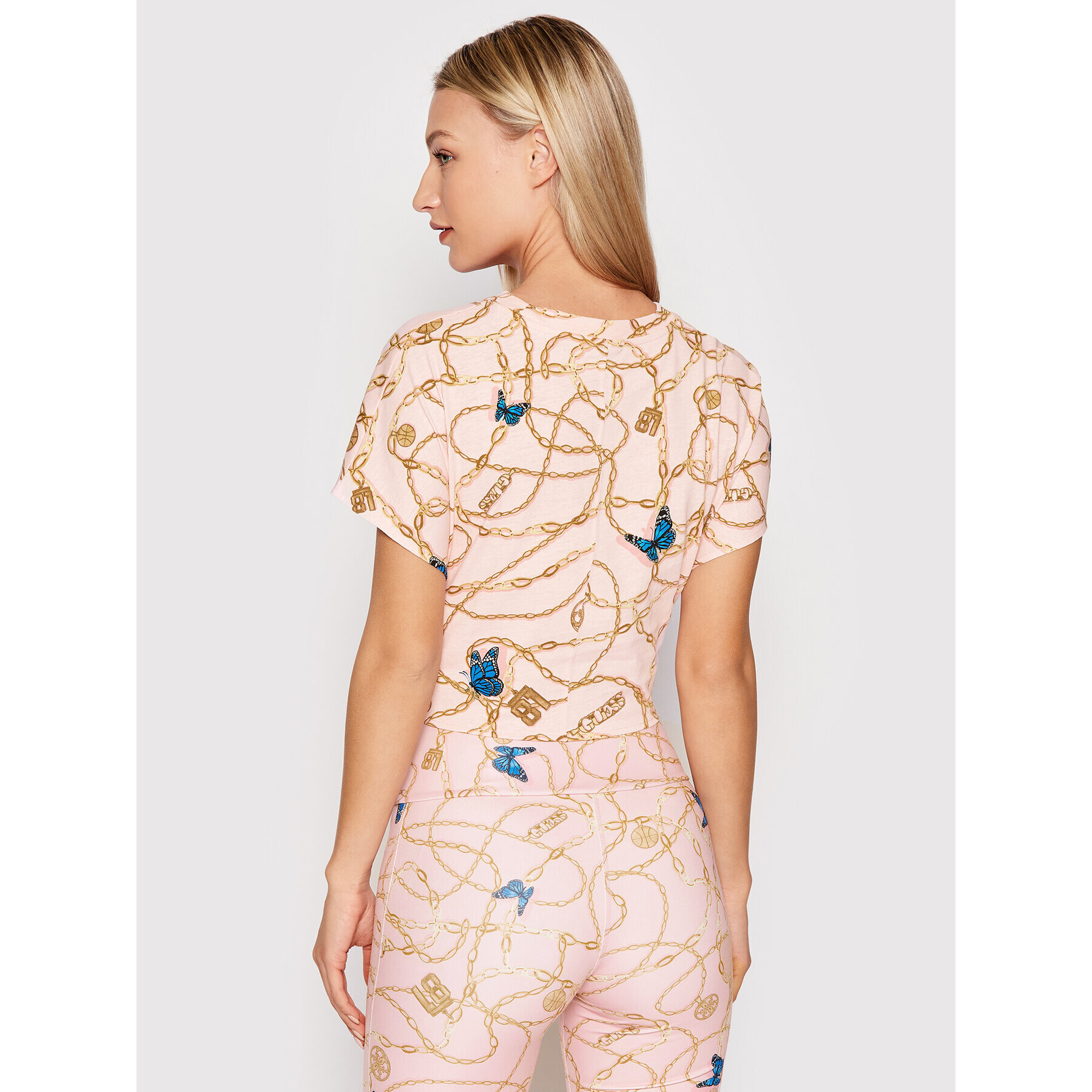 Guess Тишърт Dolly V2GI10 K8HM0 Розов Regular Fit - Pepit.bg