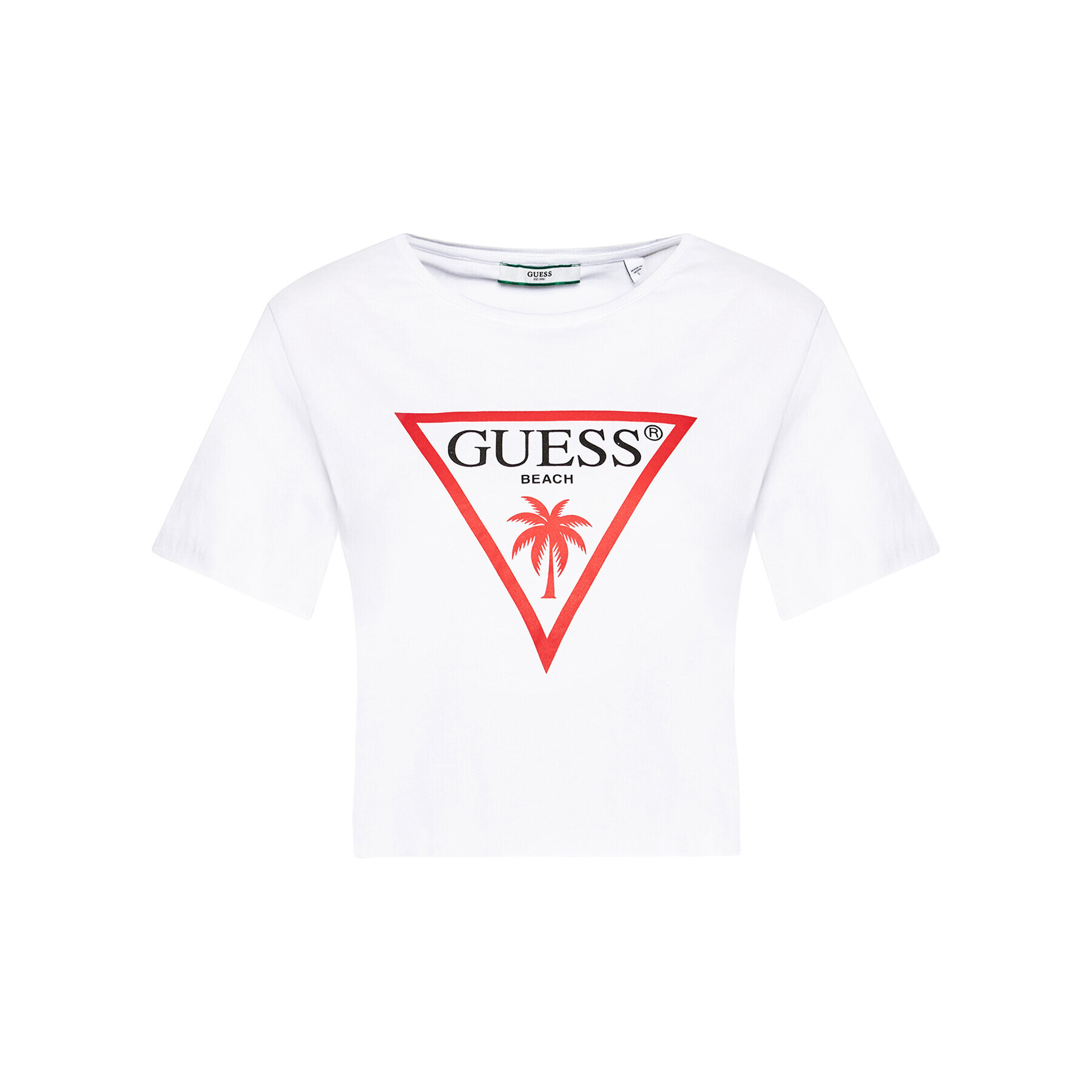 Guess Тишърт E02I01 JA911 Бял Regular Fit - Pepit.bg