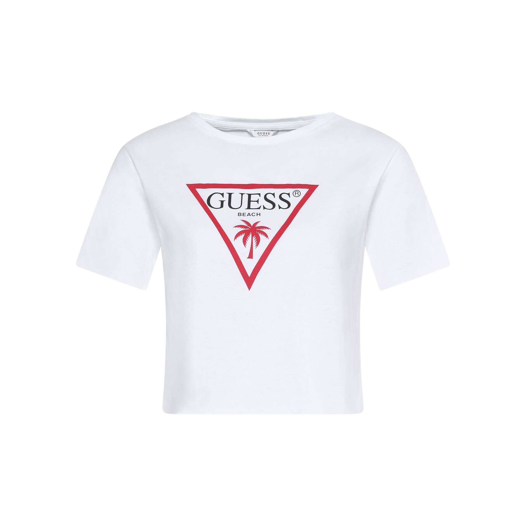 Guess Тишърт E02I01 K8FY0 Бял Regular Fit - Pepit.bg