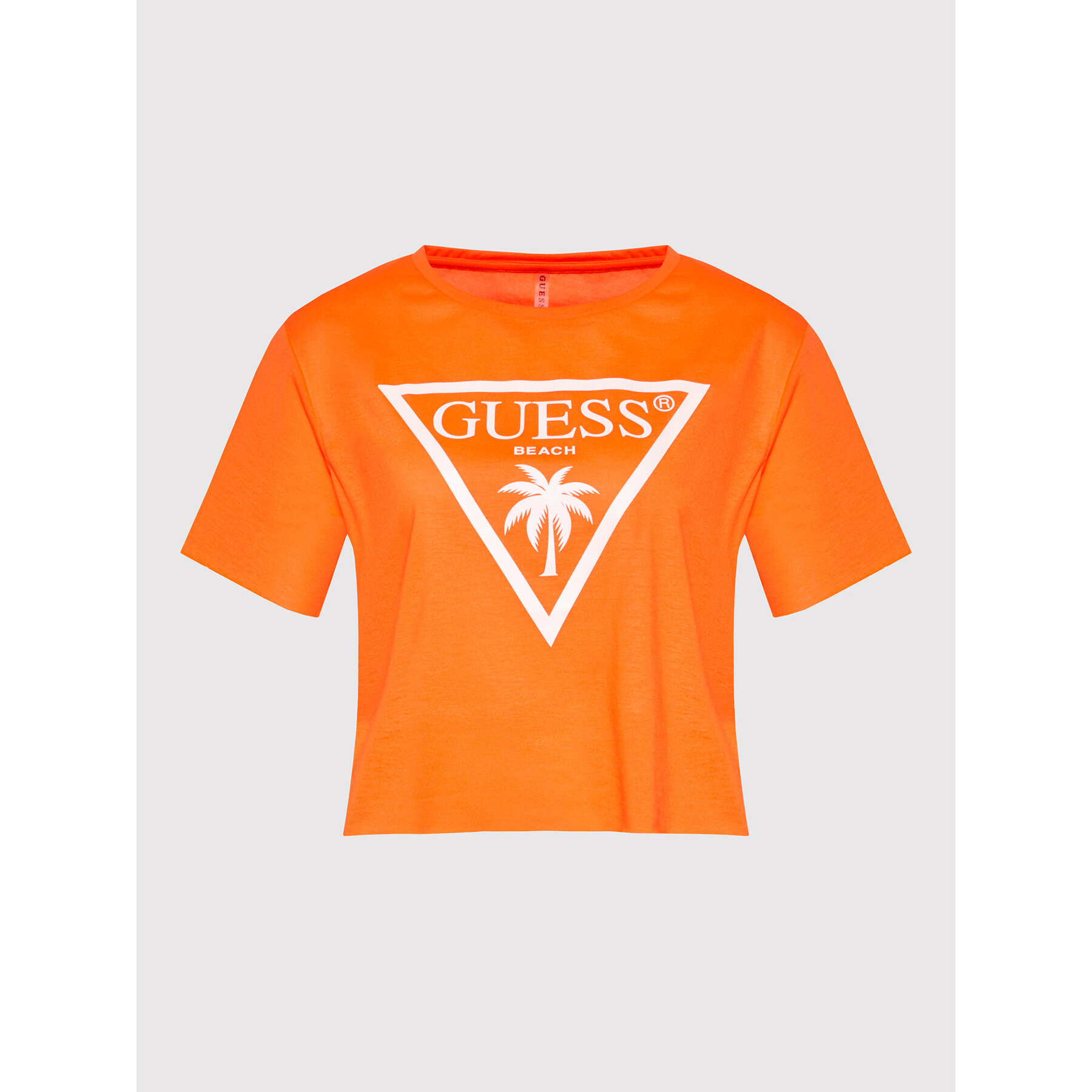 Guess Тишърт E02I01 KB9I0 Оранжев Regular Fit - Pepit.bg