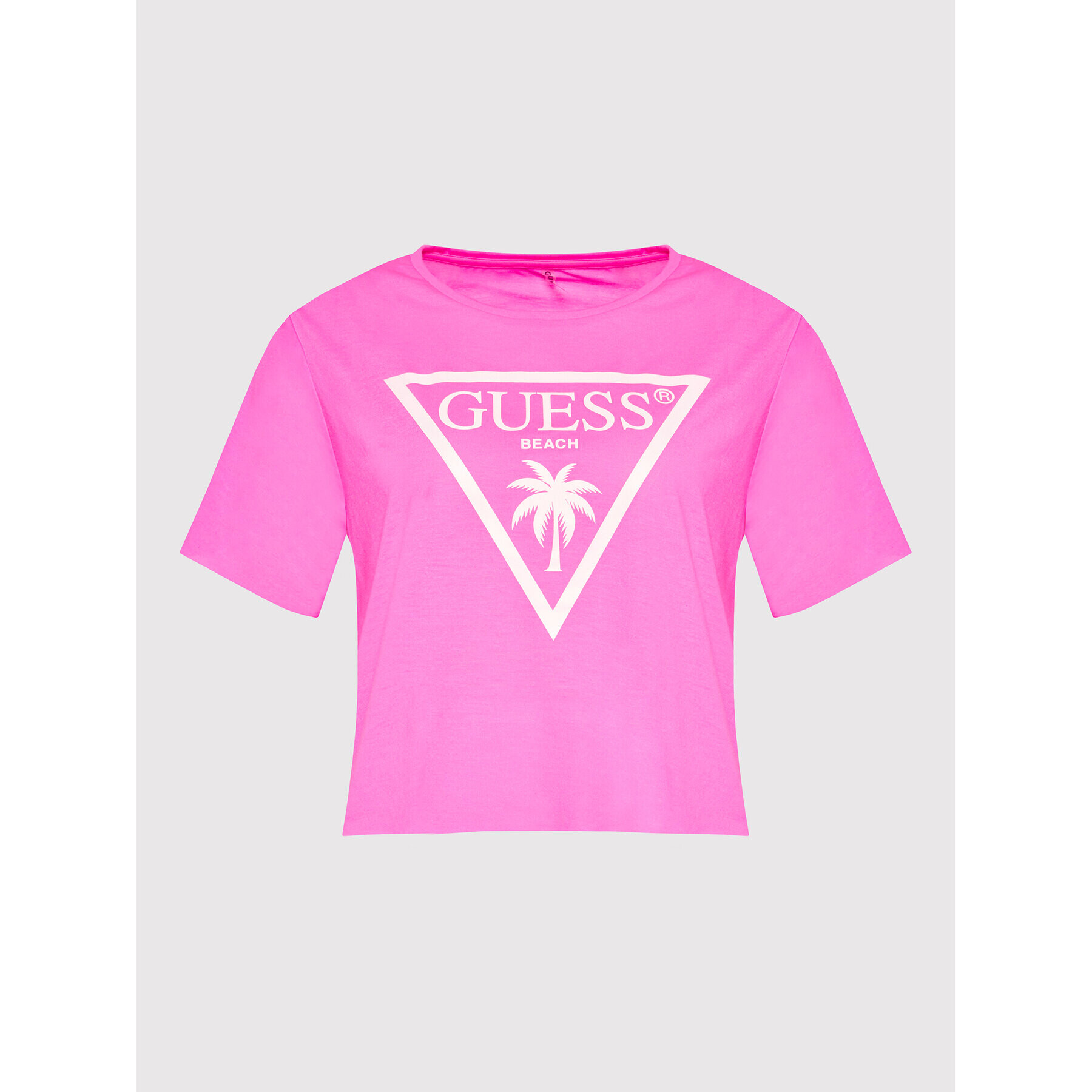 Guess Тишърт E02I01 KB9I0 Розов Regular Fit - Pepit.bg