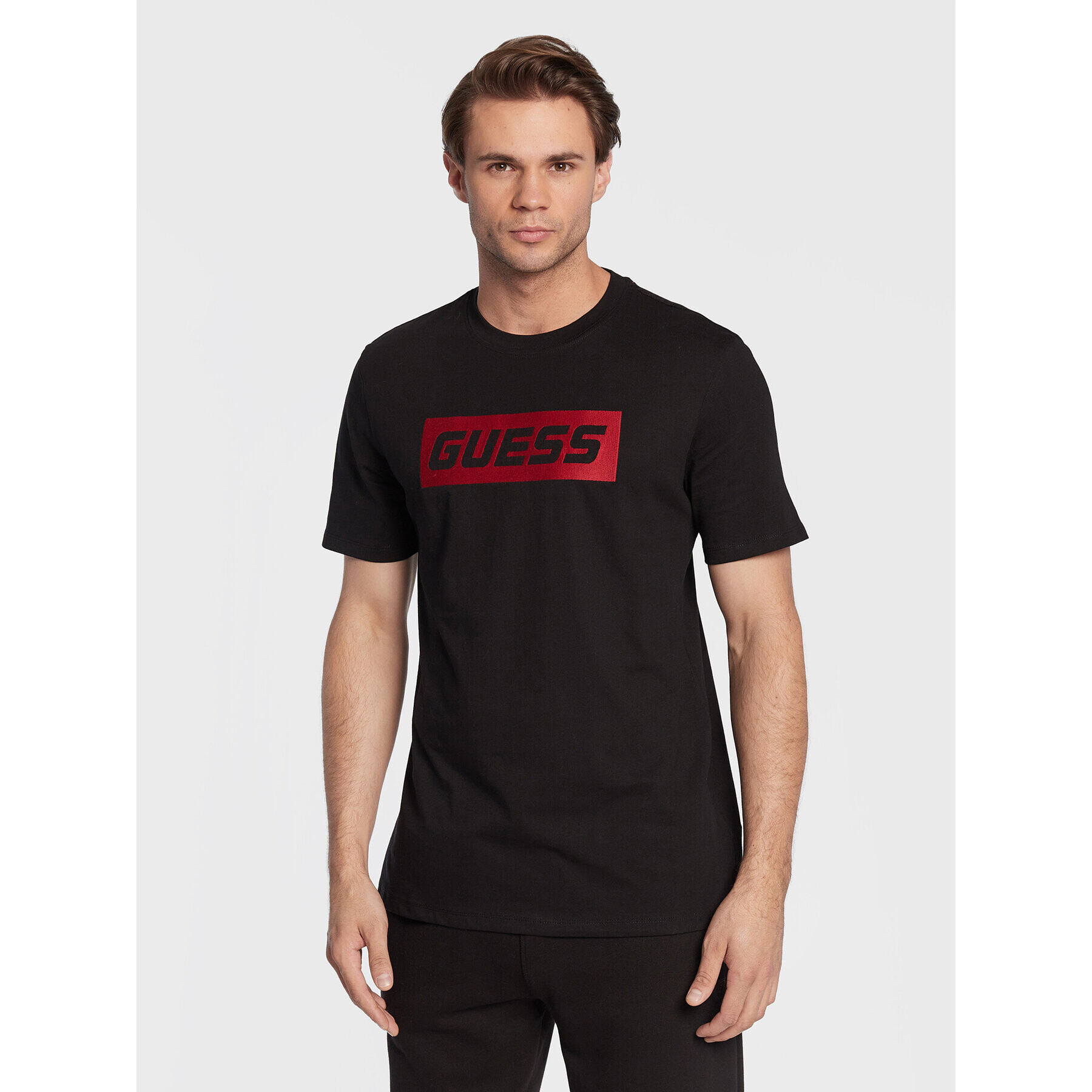 Guess Тишърт Eldred Z2BI04 K8FQ4 Черен Regular Fit - Pepit.bg