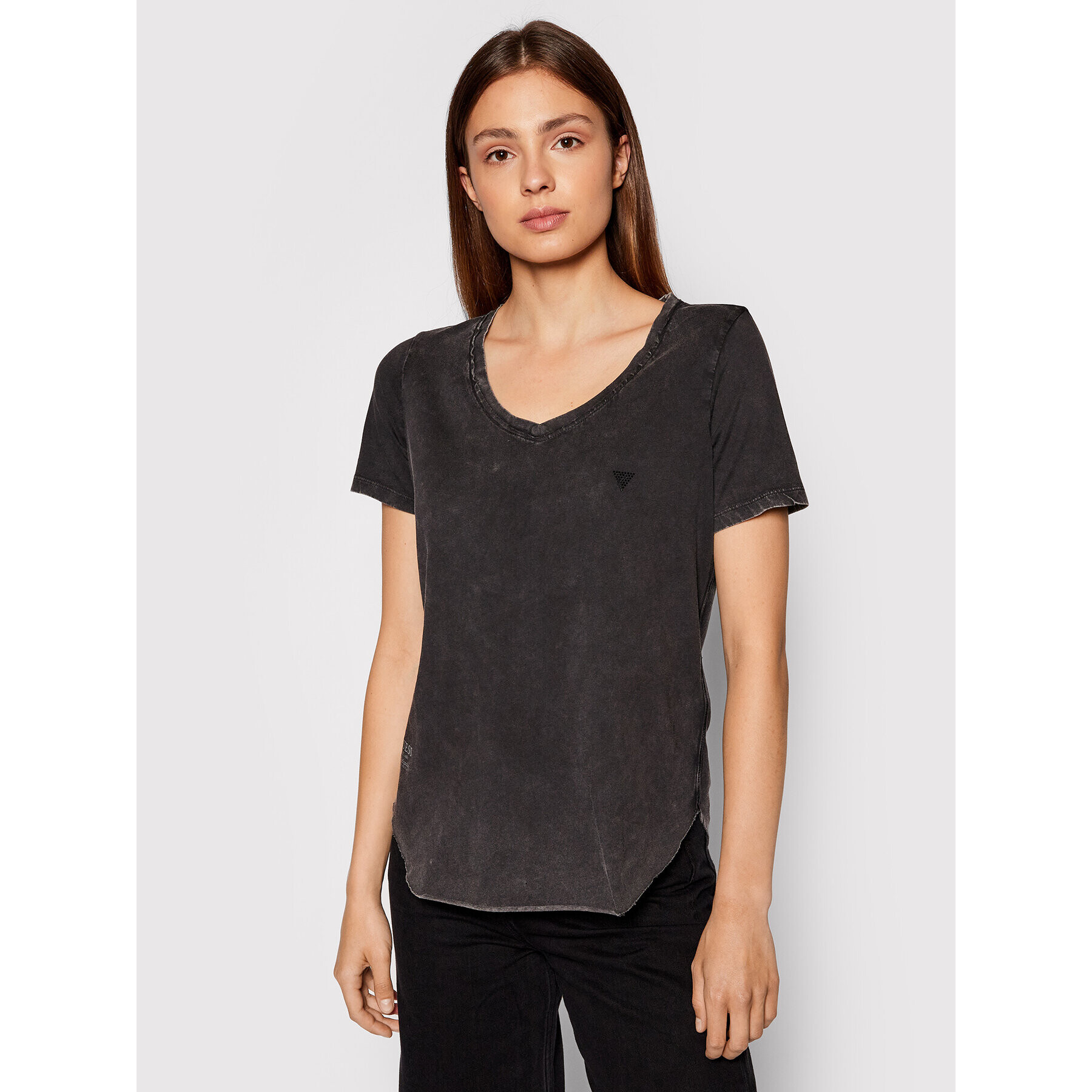 Guess Тишърт Elisa W1YI33 K46D1 Сив Relaxed Fit - Pepit.bg