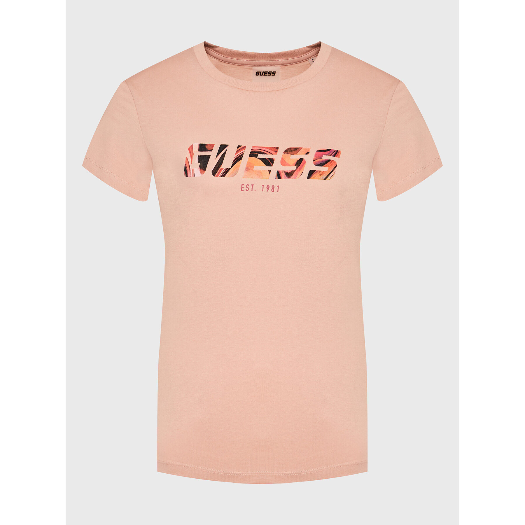 Guess Тишърт Eulalia V2BI00 I3Z14 Розов Regular Fit - Pepit.bg