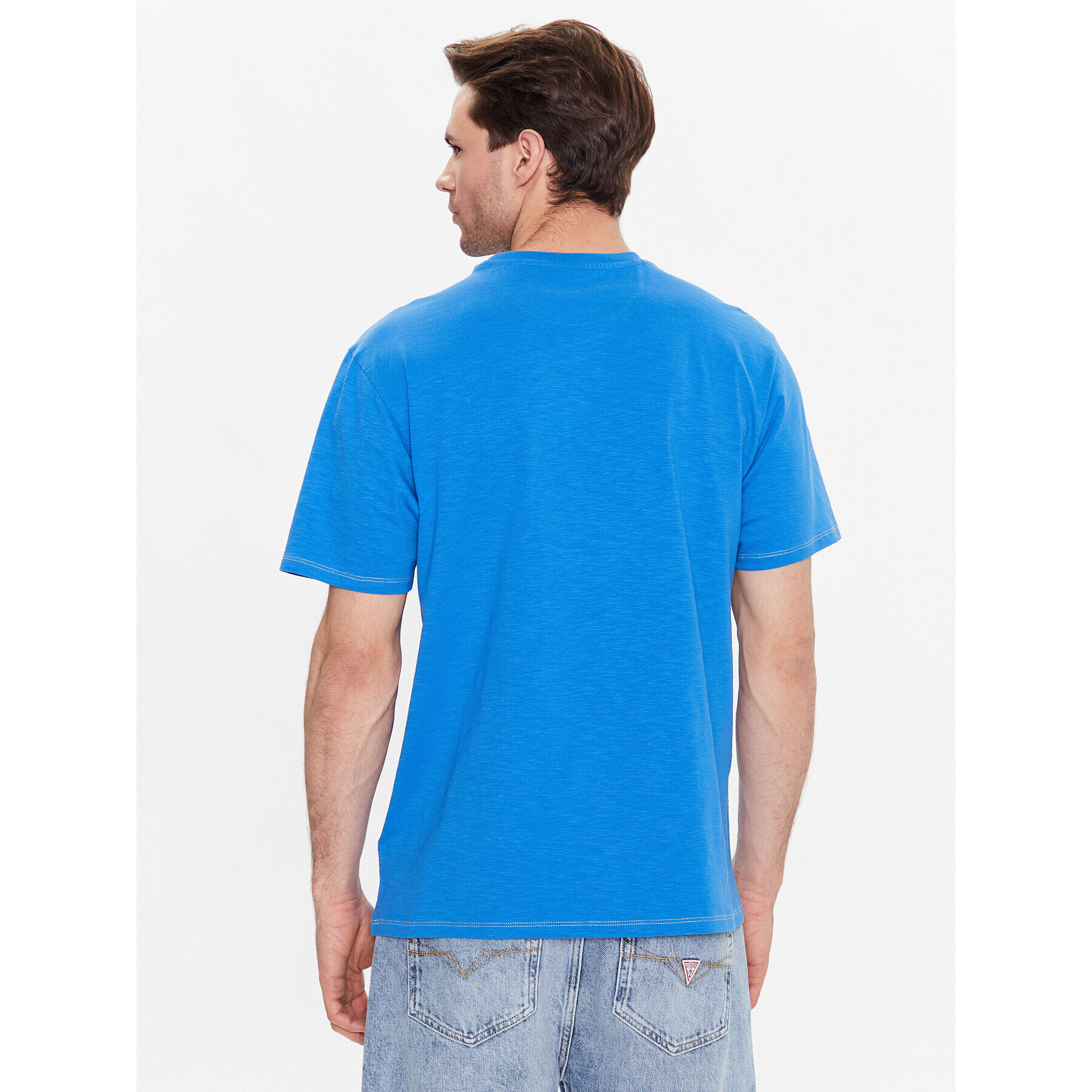 Guess Тишърт F3GI04 K6XN4 Син Regular Fit - Pepit.bg