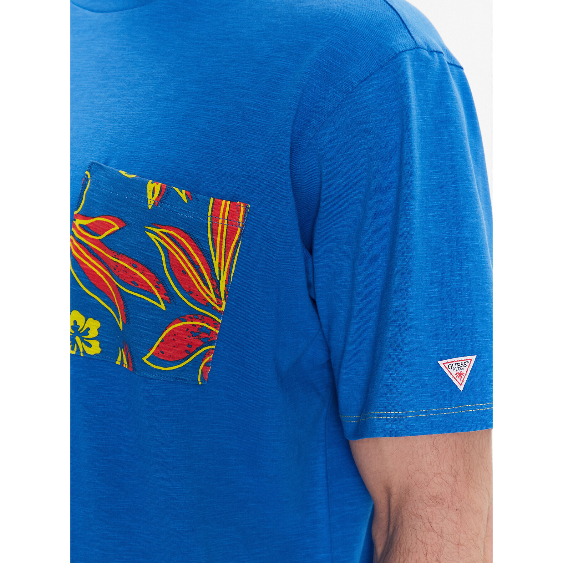 Guess Тишърт F3GI04 K6XN4 Син Regular Fit - Pepit.bg