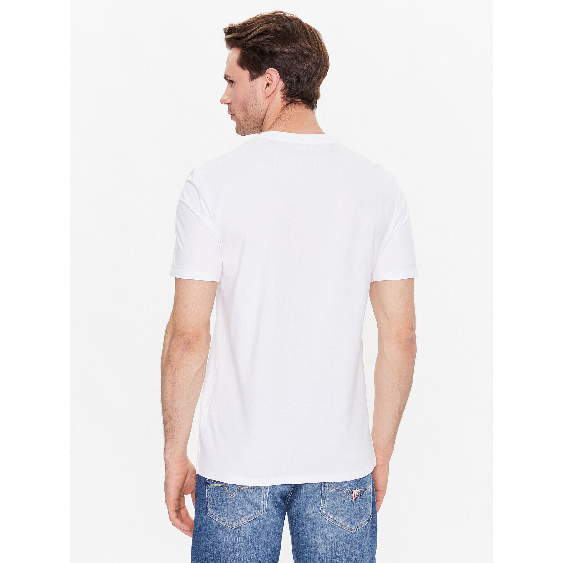 Guess Тишърт F3GI10 J1314 Бял Regular Fit - Pepit.bg