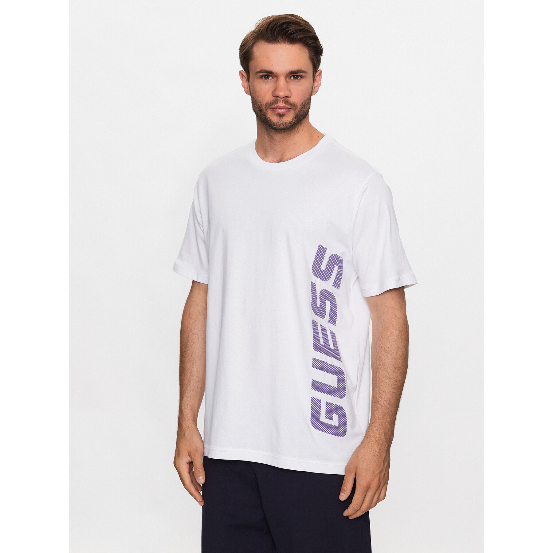 Guess Тишърт France Z3YI10 I3Z14 Бял Regular Fit - Pepit.bg