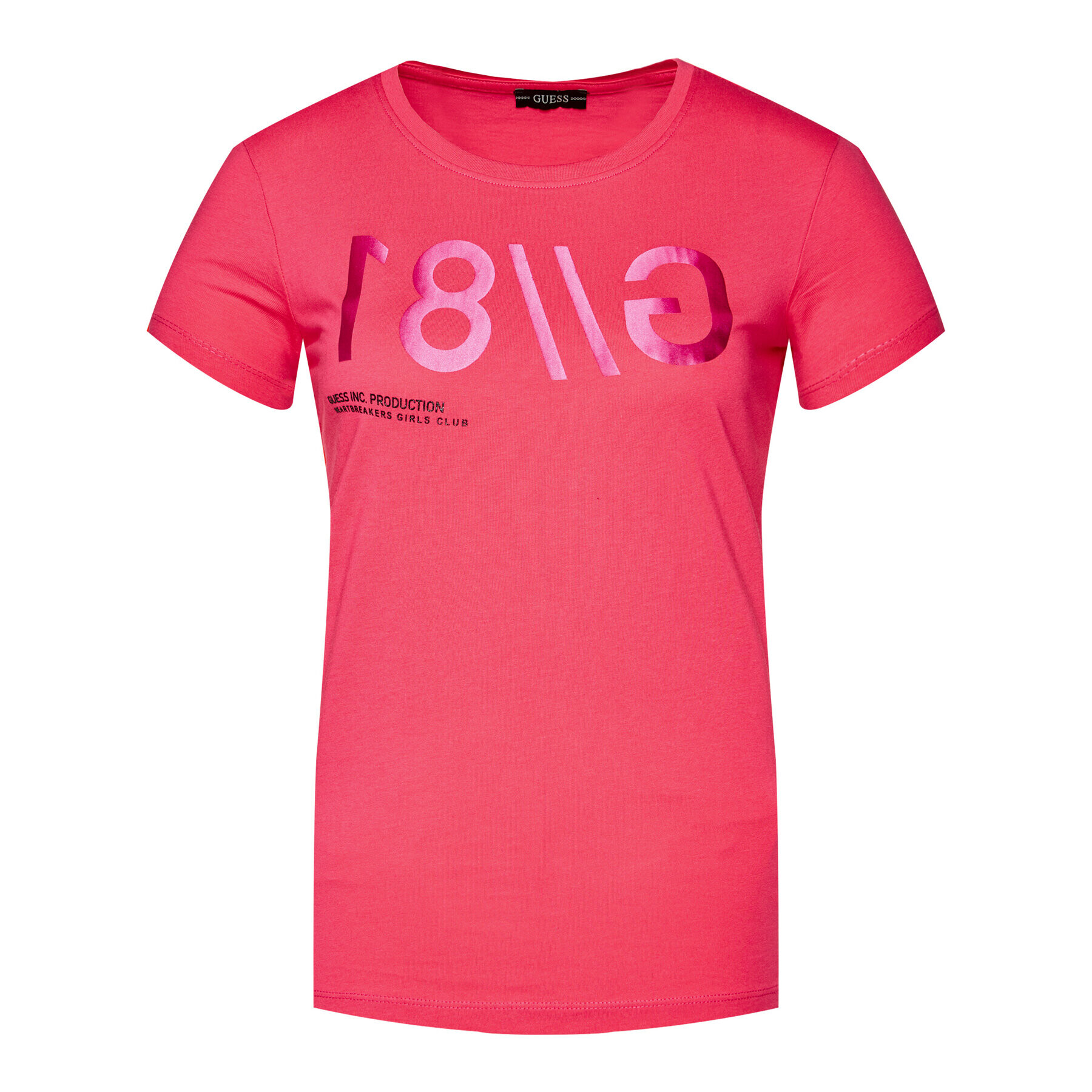 Guess Тишърт G 81 W1RI0B I3Z00 Розов Regular Fit - Pepit.bg